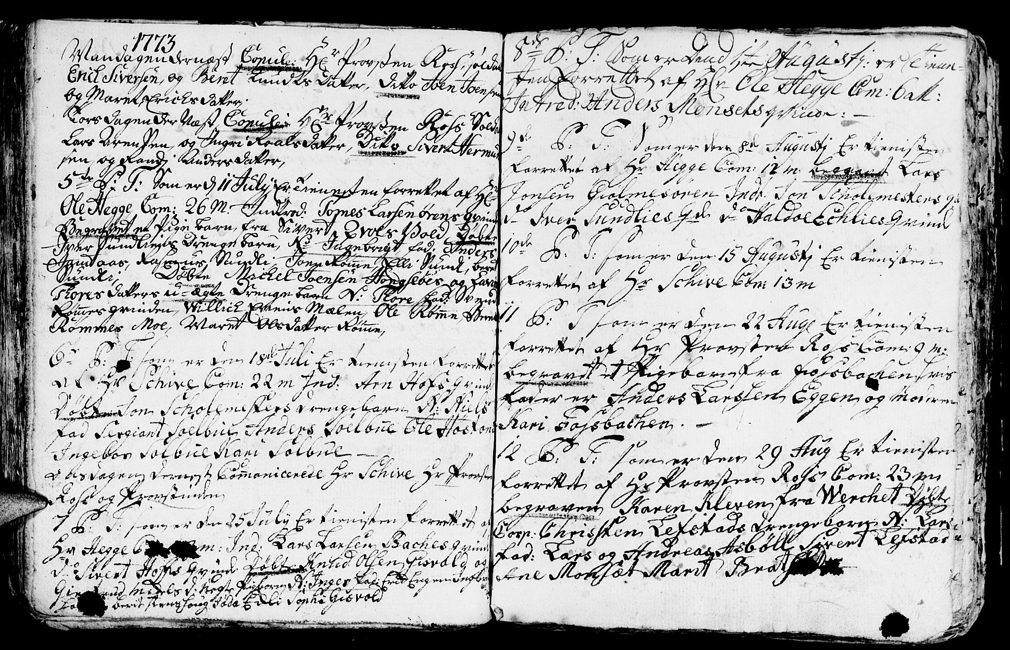 Ministerialprotokoller, klokkerbøker og fødselsregistre - Sør-Trøndelag, AV/SAT-A-1456/668/L0814: Parish register (copy) no. 668C03, 1766-1789