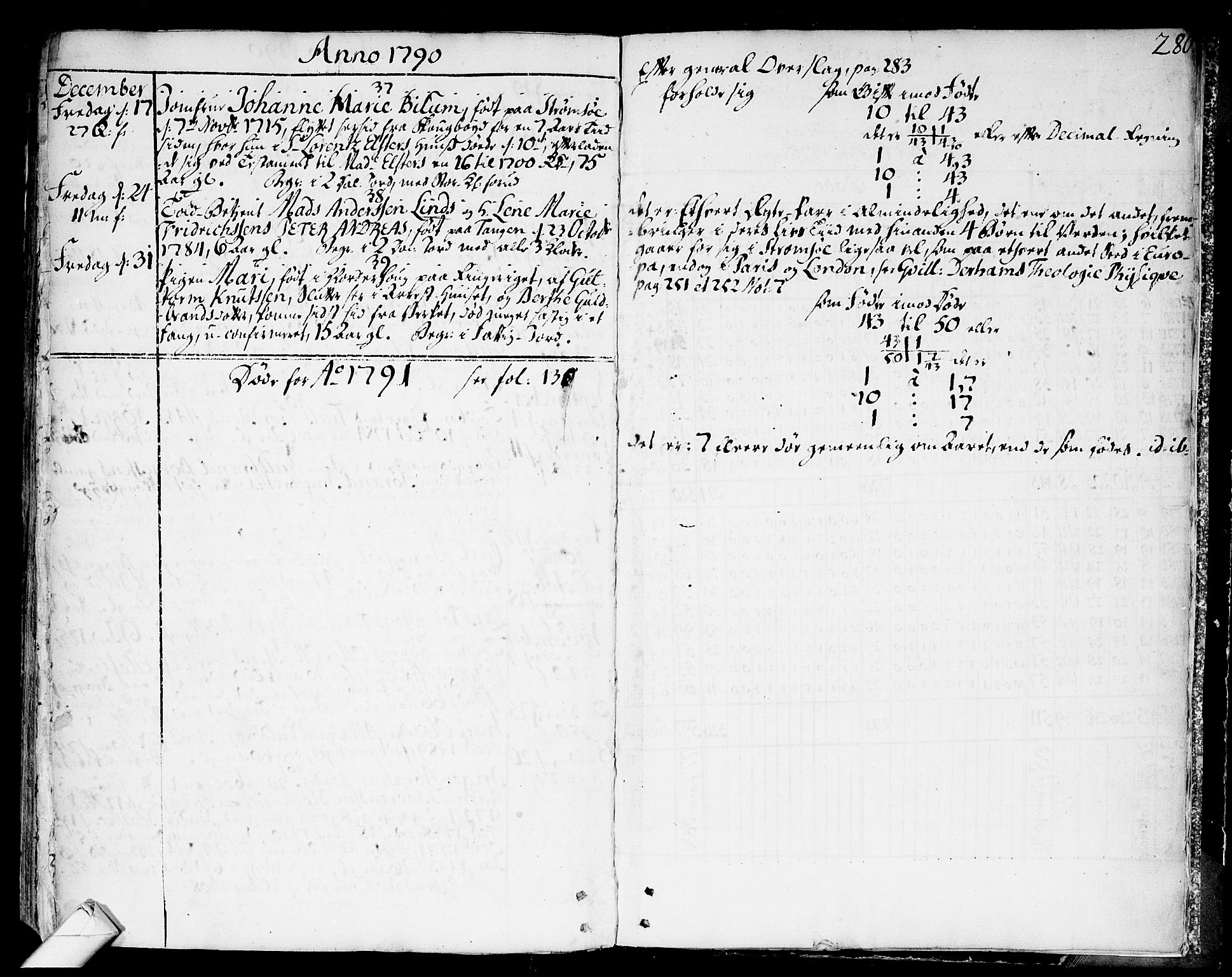 Strømsø kirkebøker, SAKO/A-246/F/Fa/L0009: Parish register (official) no. I 9, 1752-1791, p. 280