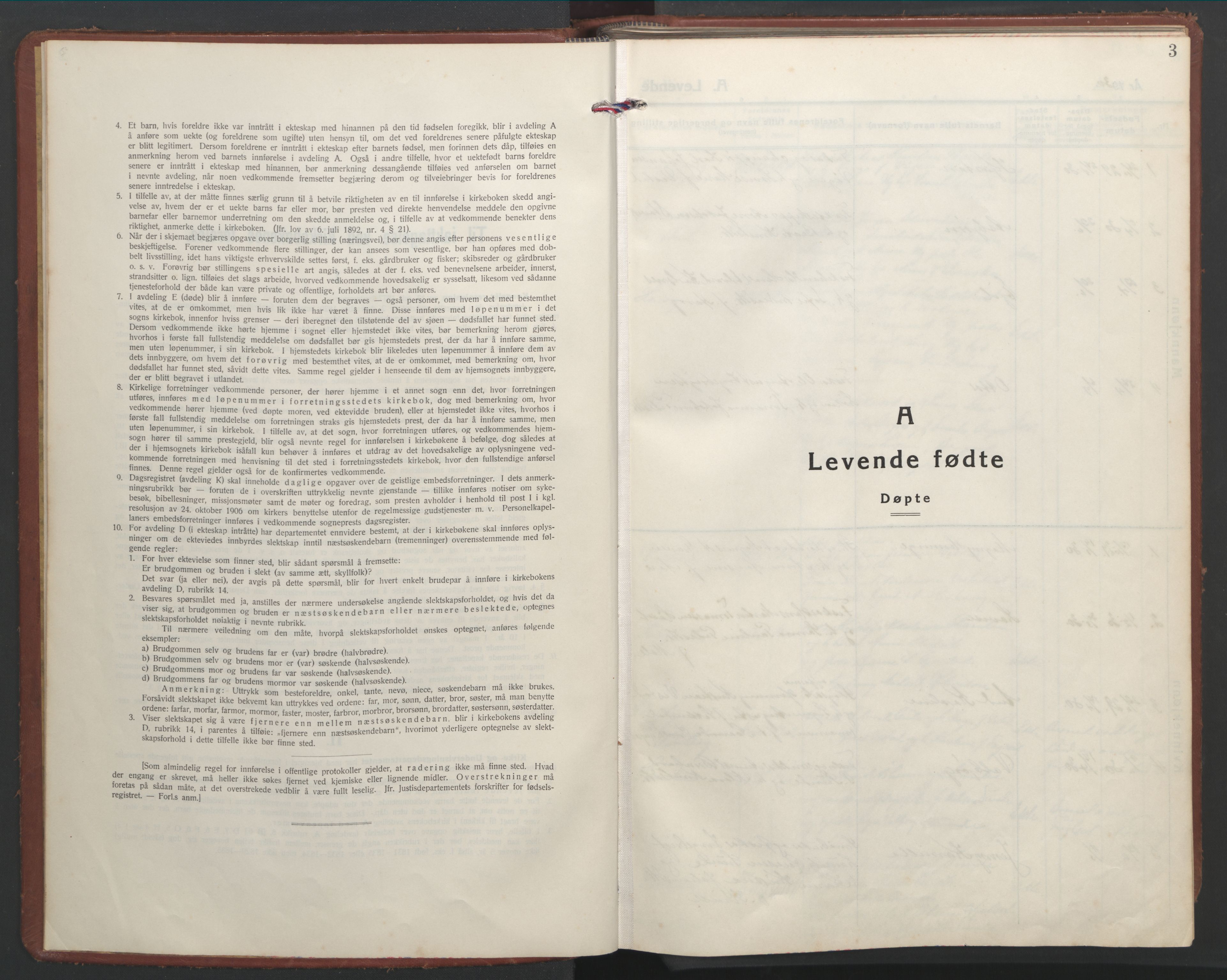 Ministerialprotokoller, klokkerbøker og fødselsregistre - Møre og Romsdal, SAT/A-1454/566/L0775: Parish register (copy) no. 566C04, 1930-1946, p. 3
