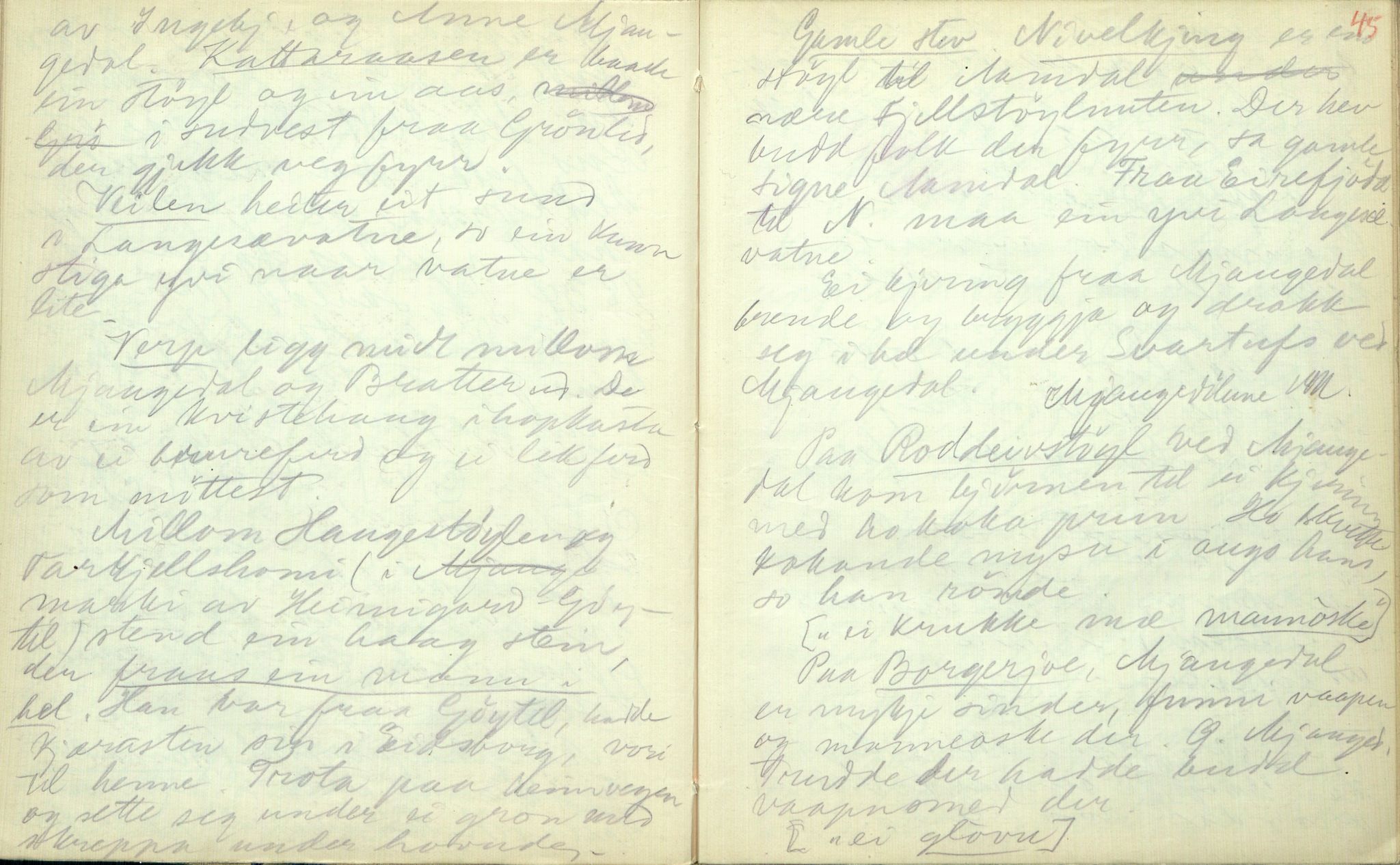 Rikard Berge, TEMU/TGM-A-1003/F/L0006/0020: 201-250 / 220 Laardal, Mo, 1911, p. 44-45