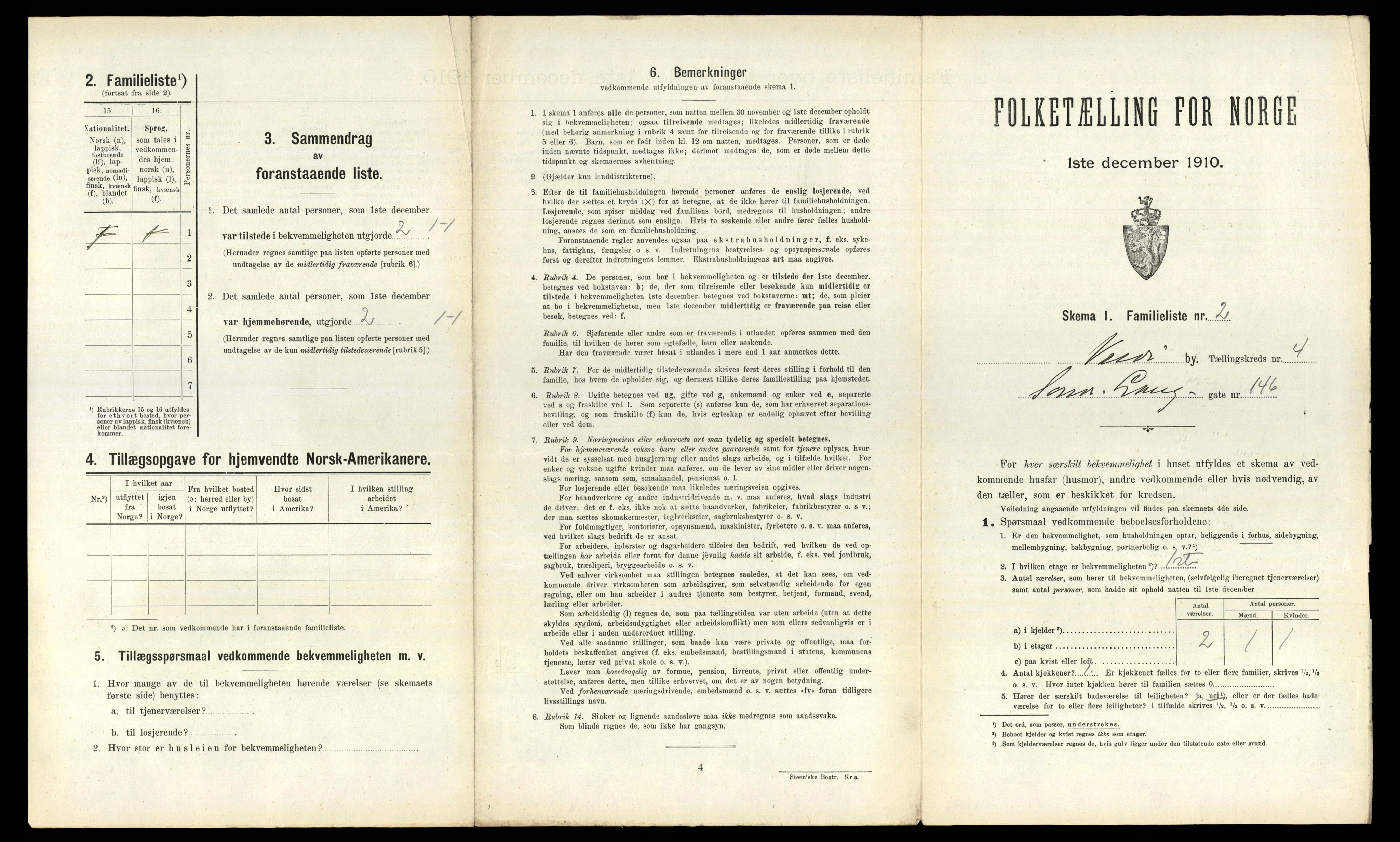 RA, 1910 census for Vardø, 1910, p. 756