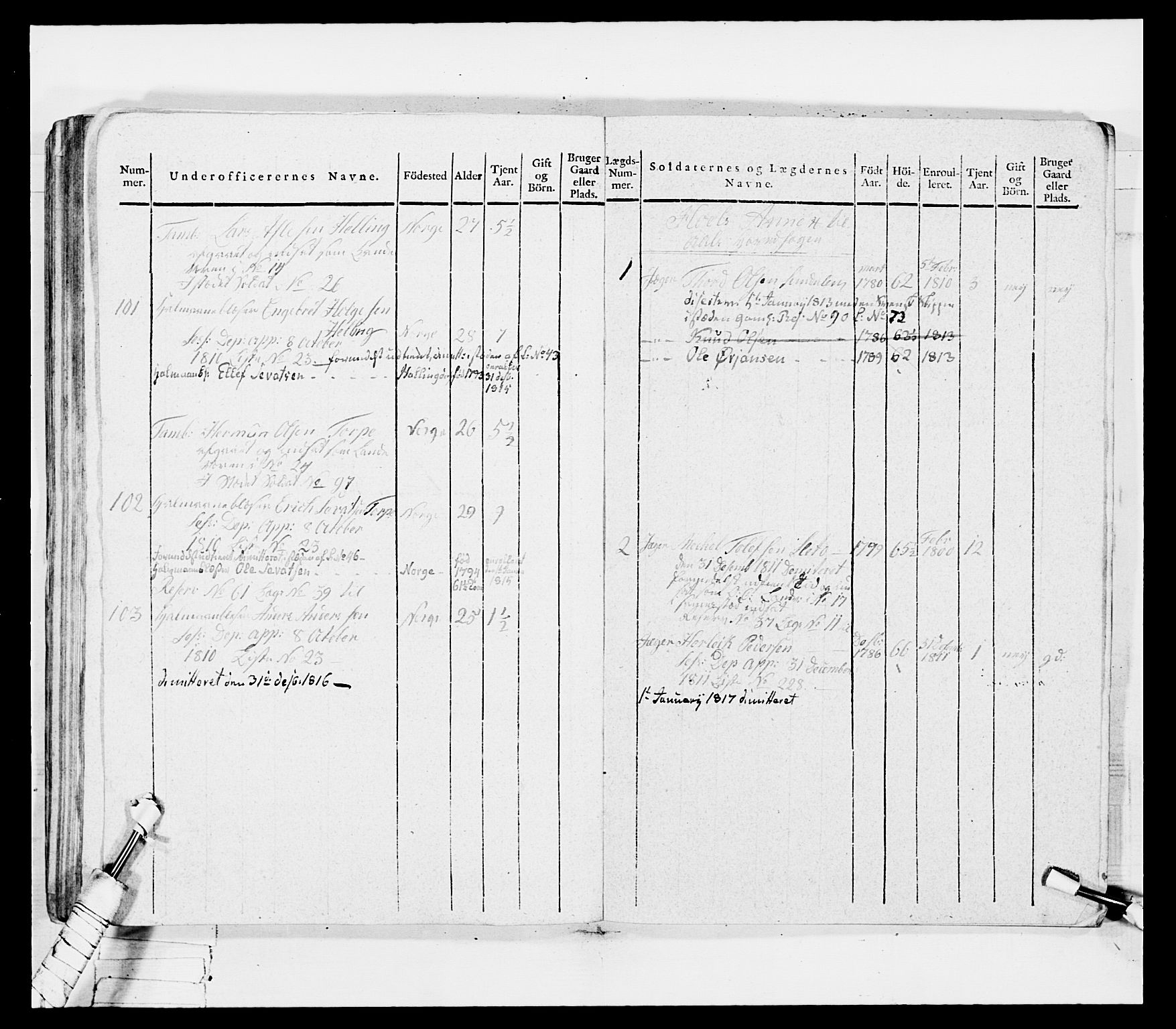 Generalitets- og kommissariatskollegiet, Det kongelige norske kommissariatskollegium, AV/RA-EA-5420/E/Eh/L0036a: Nordafjelske gevorbne infanteriregiment, 1813, p. 460