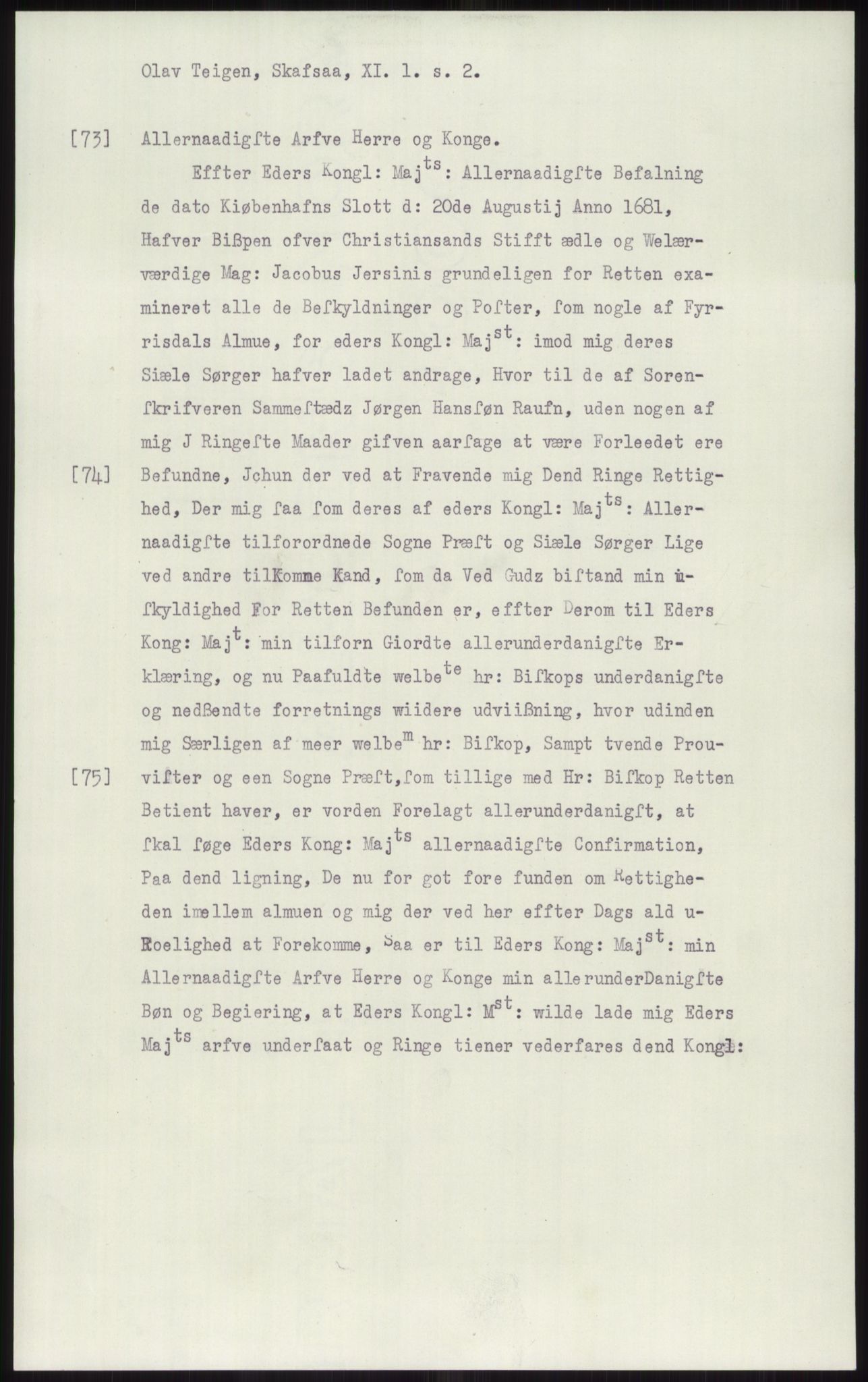 Samlinger til kildeutgivelse, Diplomavskriftsamlingen, AV/RA-EA-4053/H/Ha, p. 3801