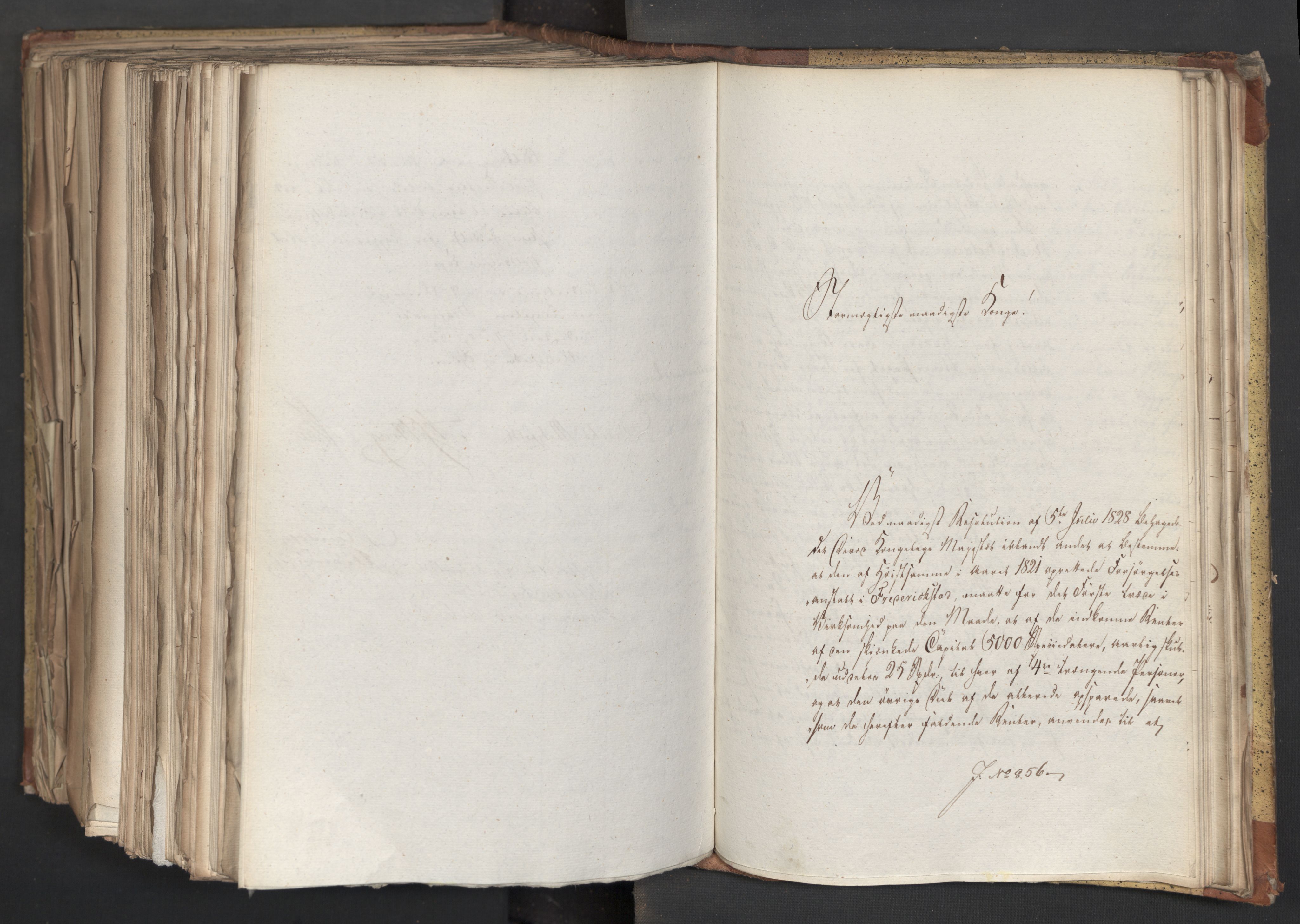 Statsrådsavdelingen i Stockholm, AV/RA-S-1003/D/Da/L0068: Regjeringsinnstillinger nr. 660-876, 1830, p. 718