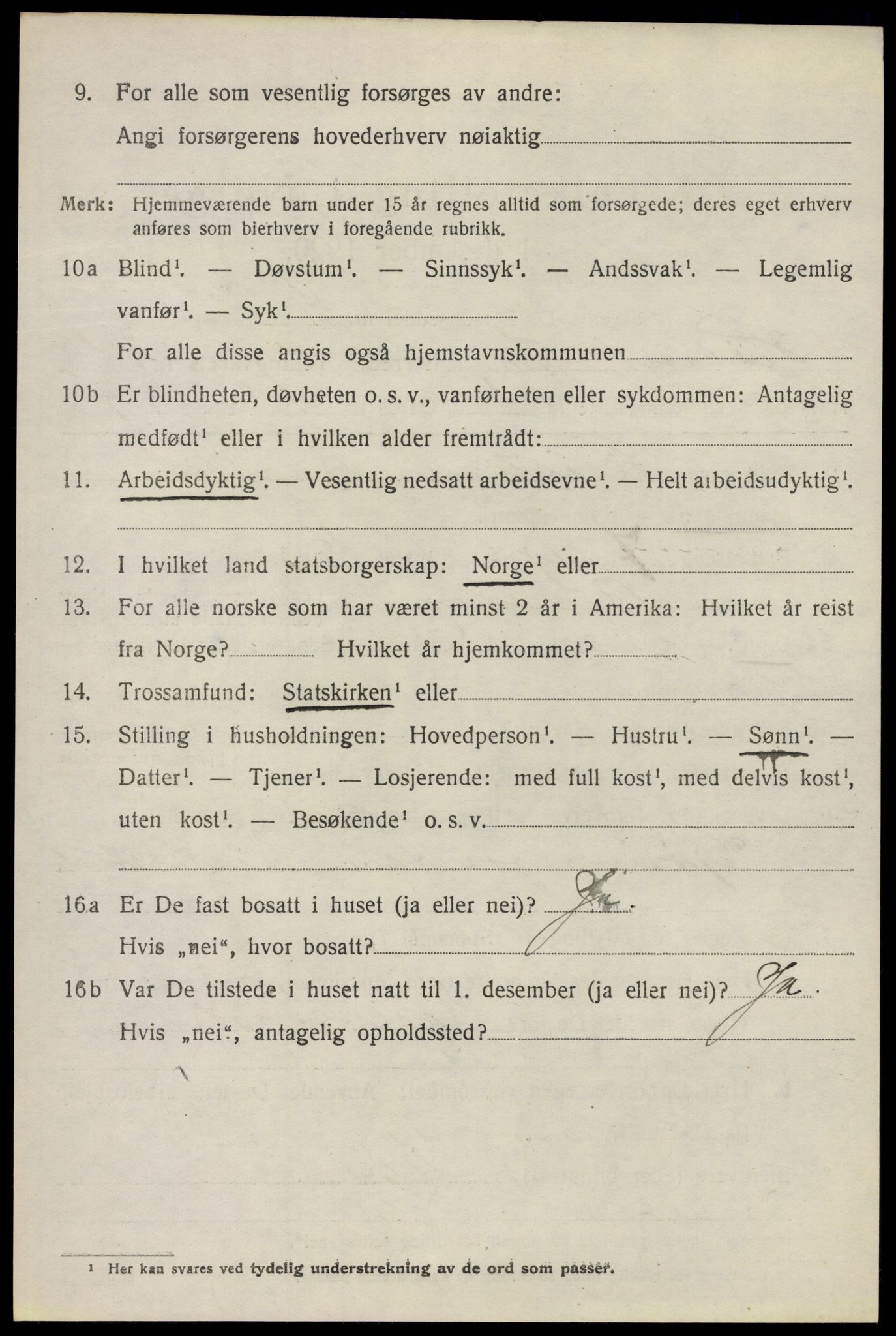 SAO, 1920 census for Høland, 1920, p. 2052