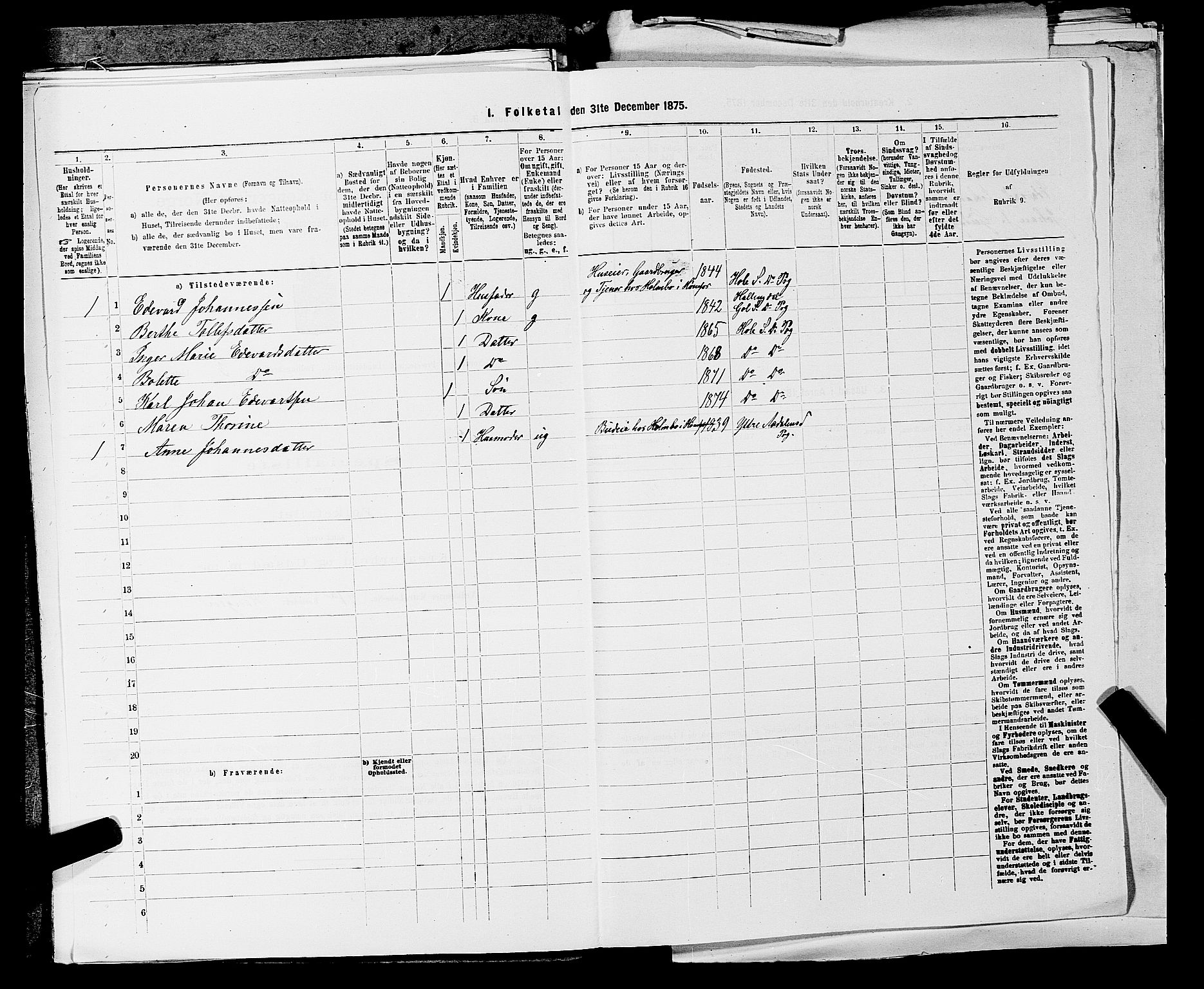 SAKO, 1875 census for 0613L Norderhov/Norderhov, Haug og Lunder, 1875, p. 626