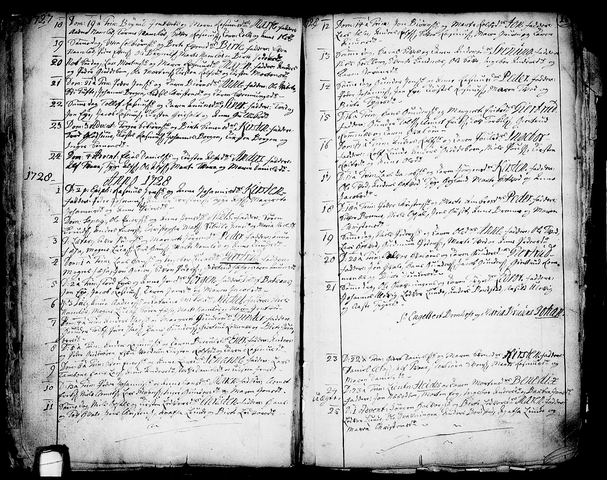 Holla kirkebøker, SAKO/A-272/F/Fa/L0001: Parish register (official) no. 1, 1717-1779, p. 15