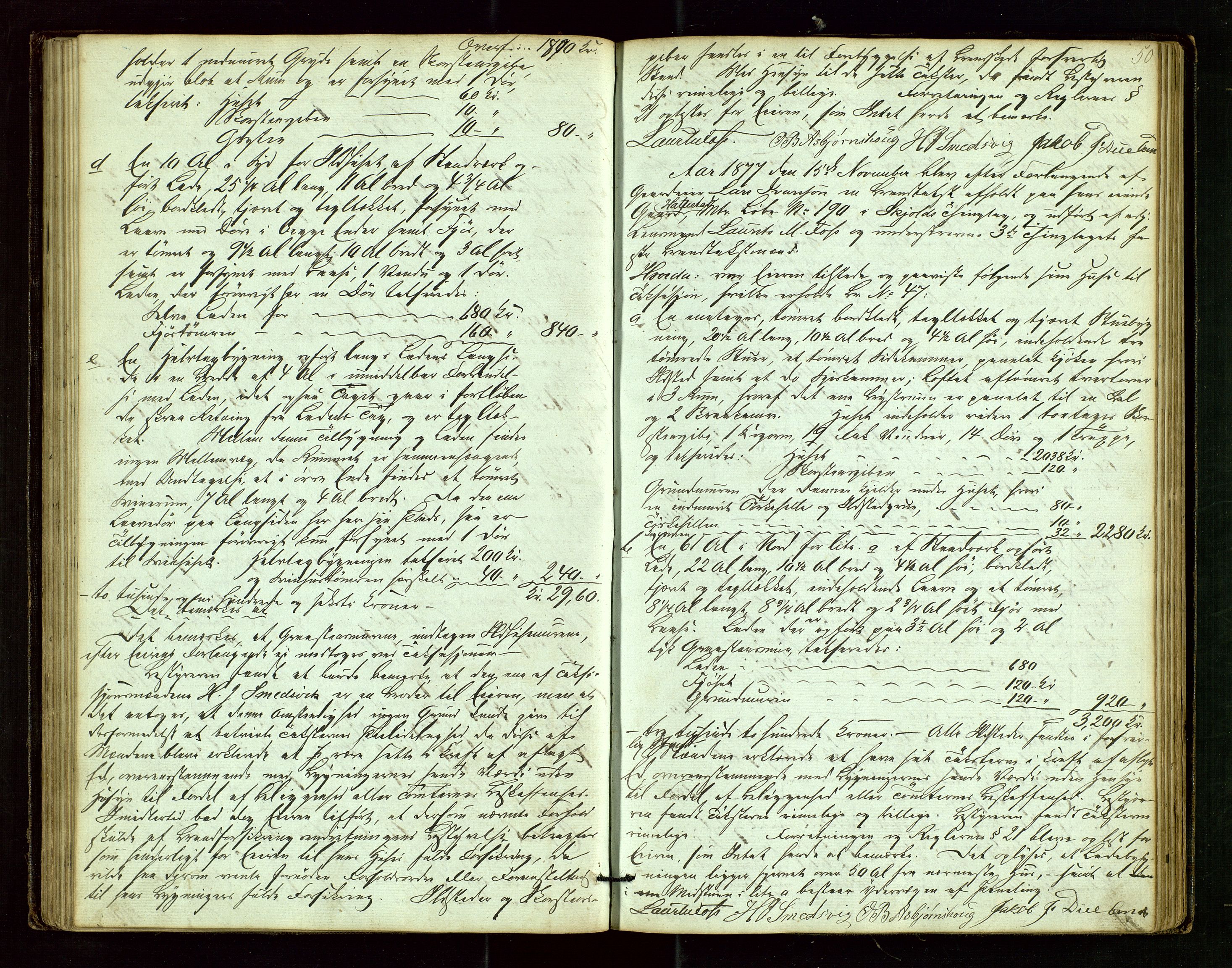 Skjold lensmannskontor, SAST/A-100182/Goa/L0001: "Brandtaxations-Protocol for Skjold Thinglaug i Ryfylke", 1853-1890, p. 49b-50a