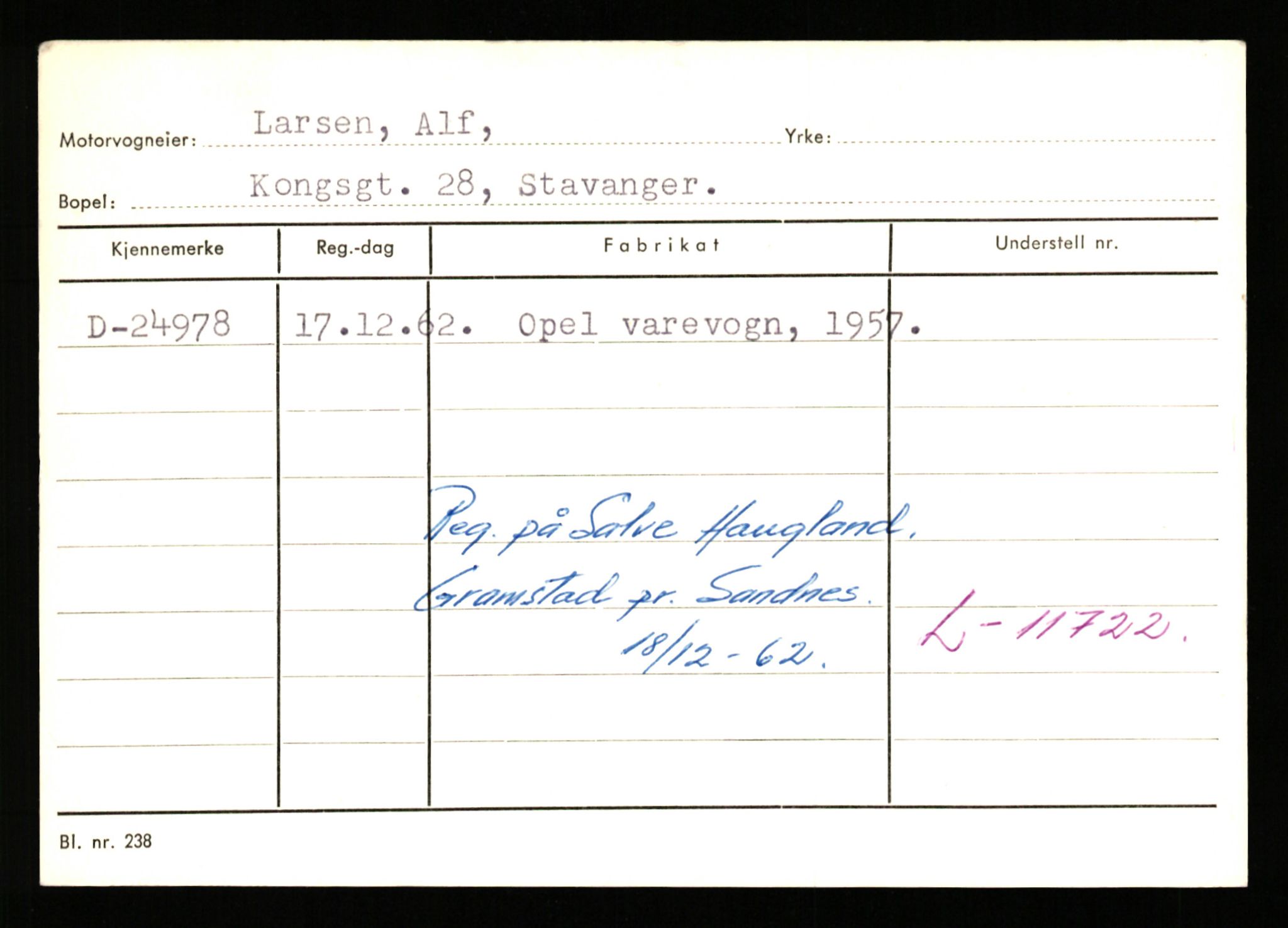 Stavanger trafikkstasjon, AV/SAST-A-101942/0/G/L0005: Registreringsnummer: 23000 - 34245, 1930-1971, p. 489