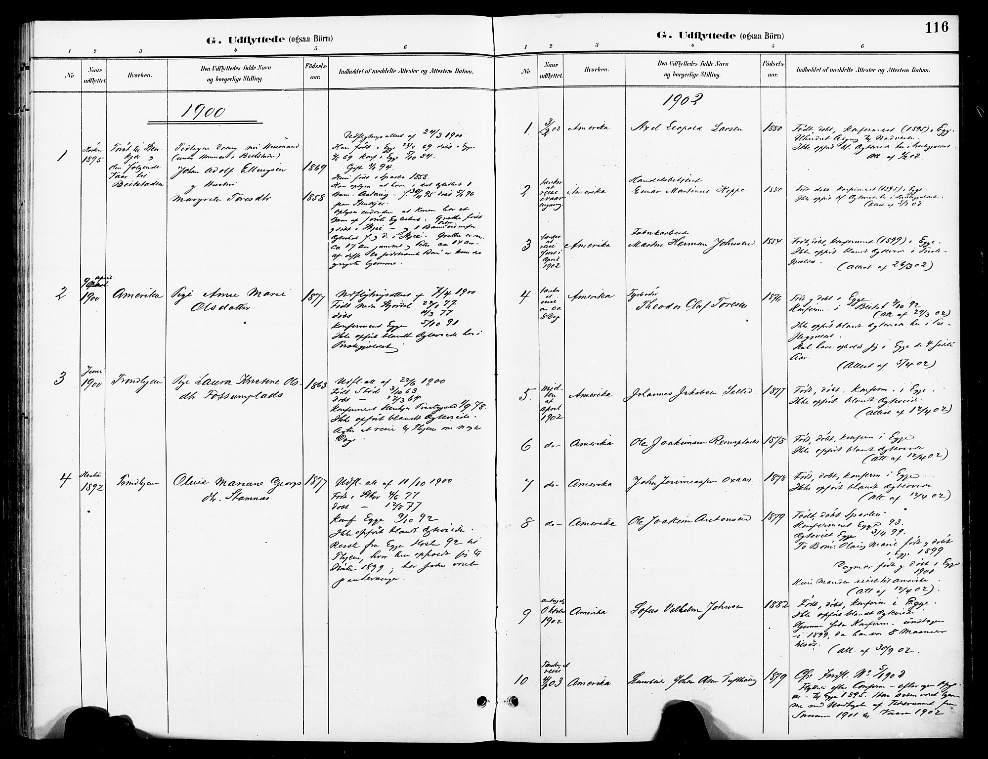 Ministerialprotokoller, klokkerbøker og fødselsregistre - Nord-Trøndelag, AV/SAT-A-1458/740/L0379: Parish register (official) no. 740A02, 1895-1907, p. 116