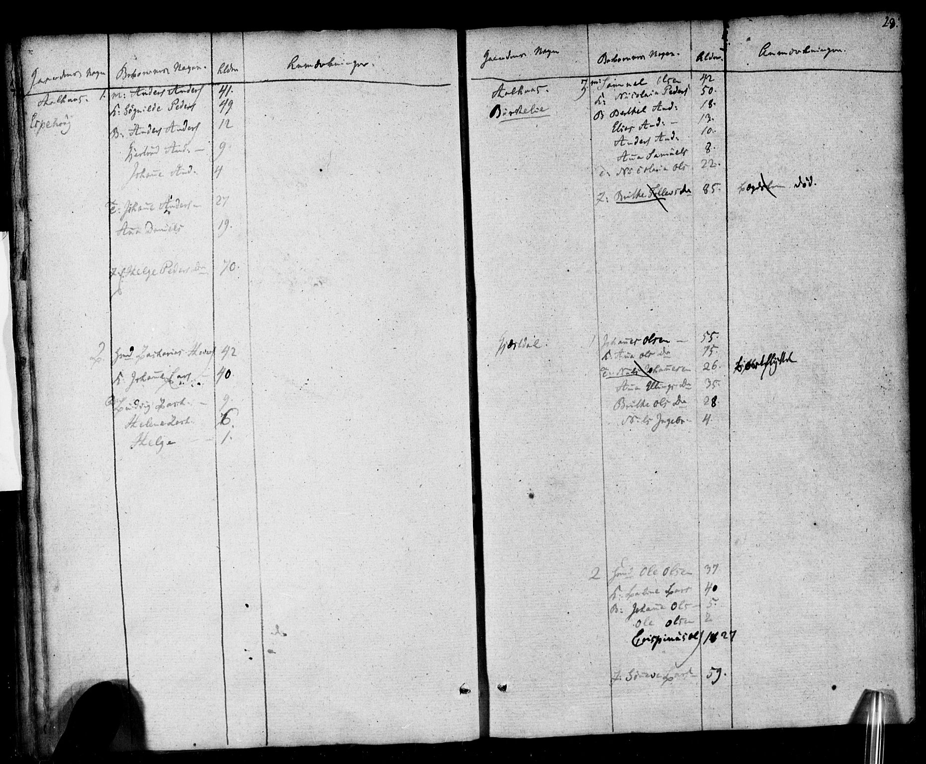 , 1825 Census for Jølster parish, 1825, p. 28