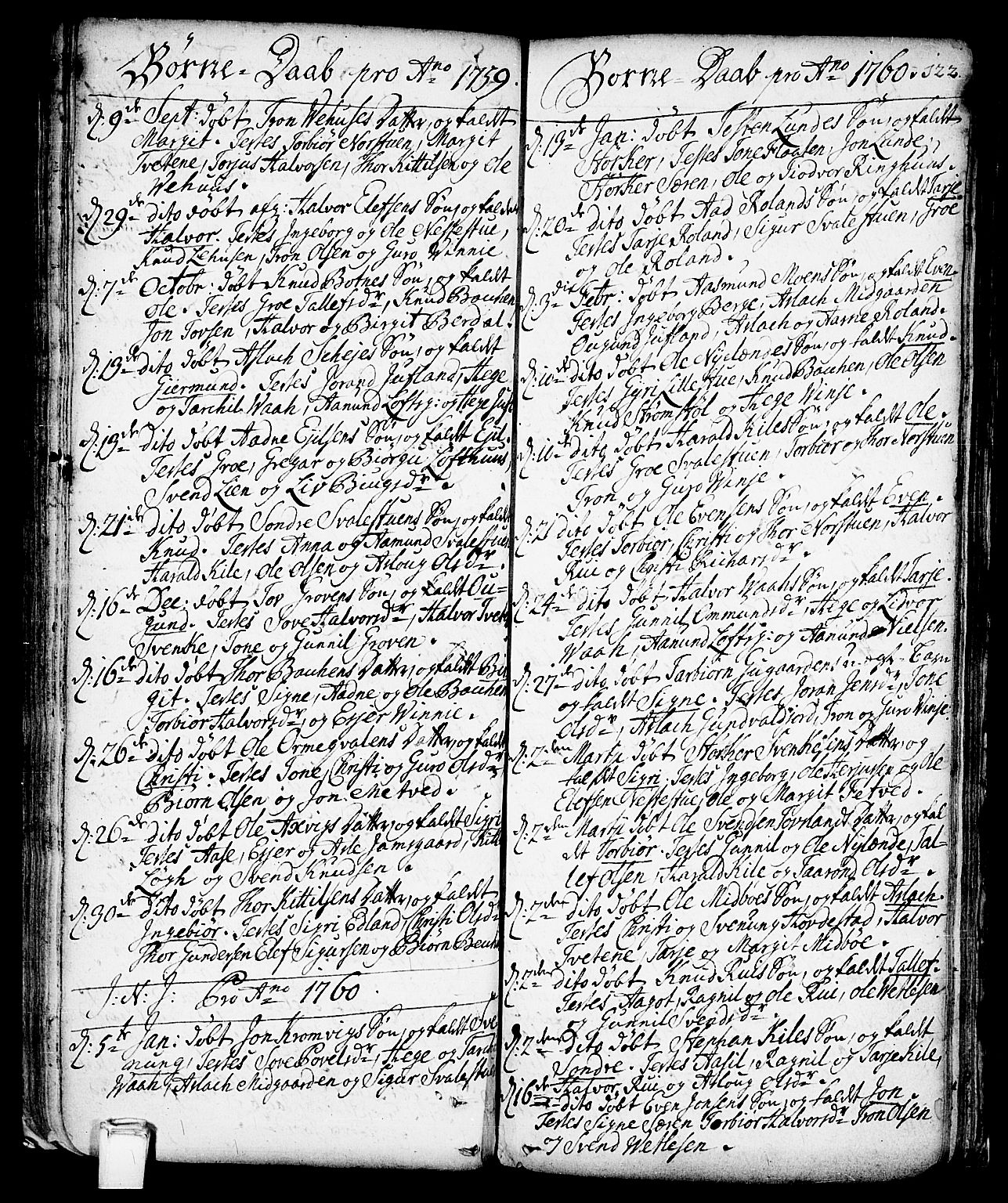 Vinje kirkebøker, SAKO/A-312/F/Fa/L0001: Parish register (official) no. I 1, 1717-1766, p. 122