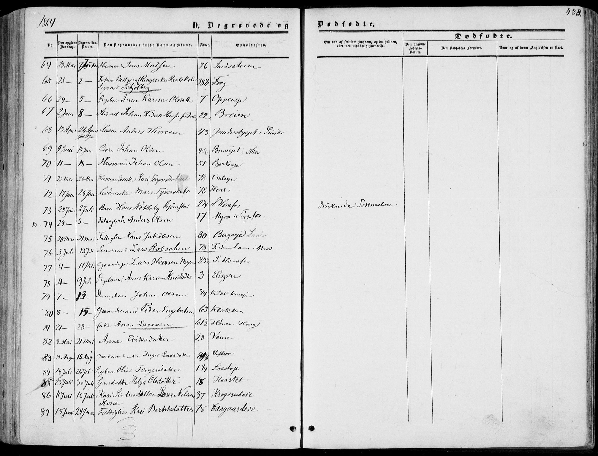 Norderhov kirkebøker, AV/SAKO-A-237/F/Fa/L0012: Parish register (official) no. 12, 1856-1865, p. 433