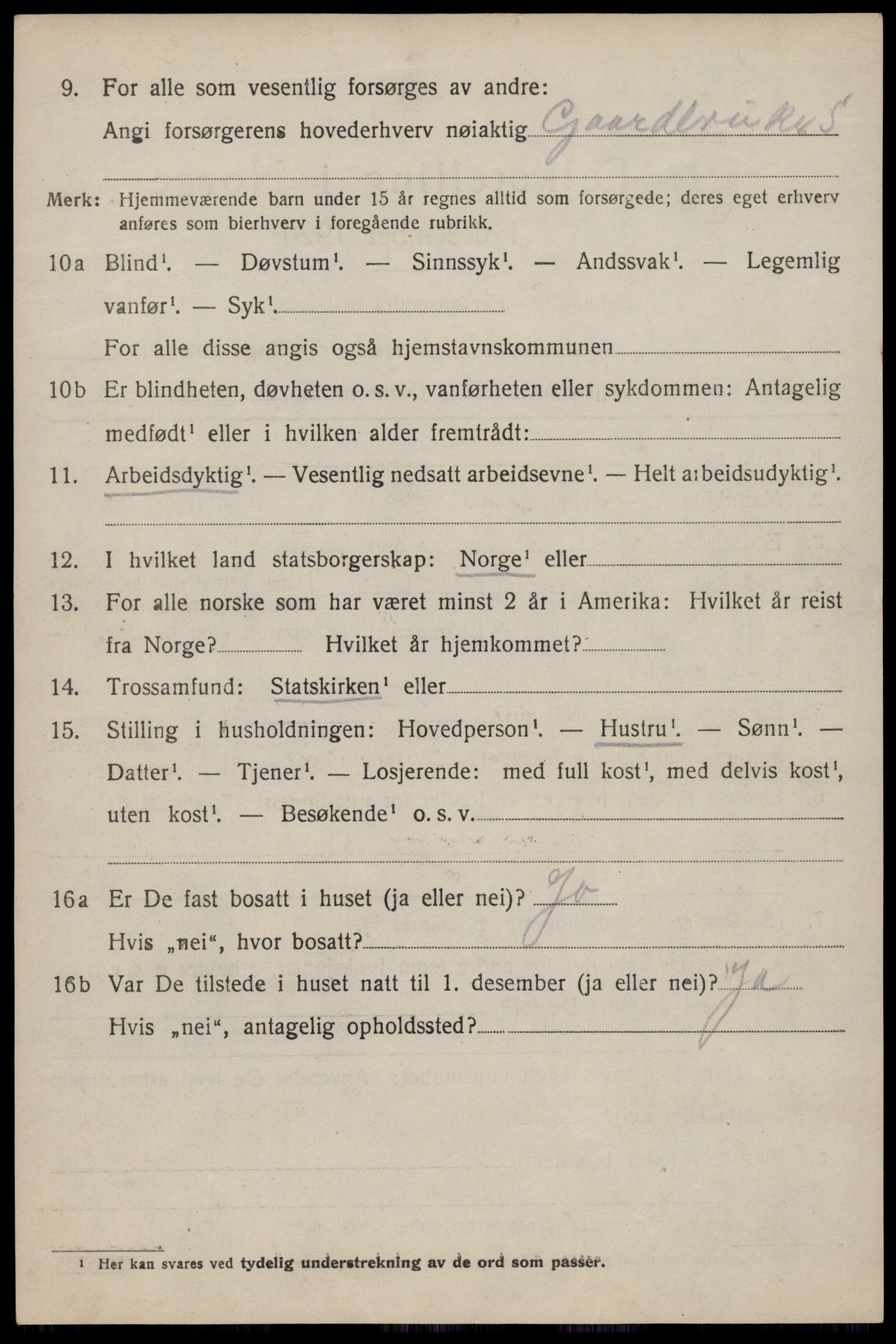 SAST, 1920 census for Hetland, 1920, p. 19682