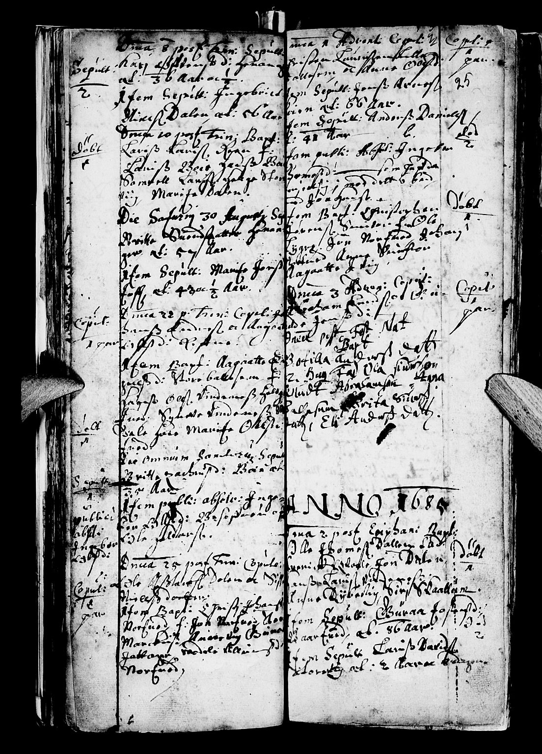 Os sokneprestembete, SAB/A-99929: Parish register (official) no. A 5, 1669-1760, p. 25