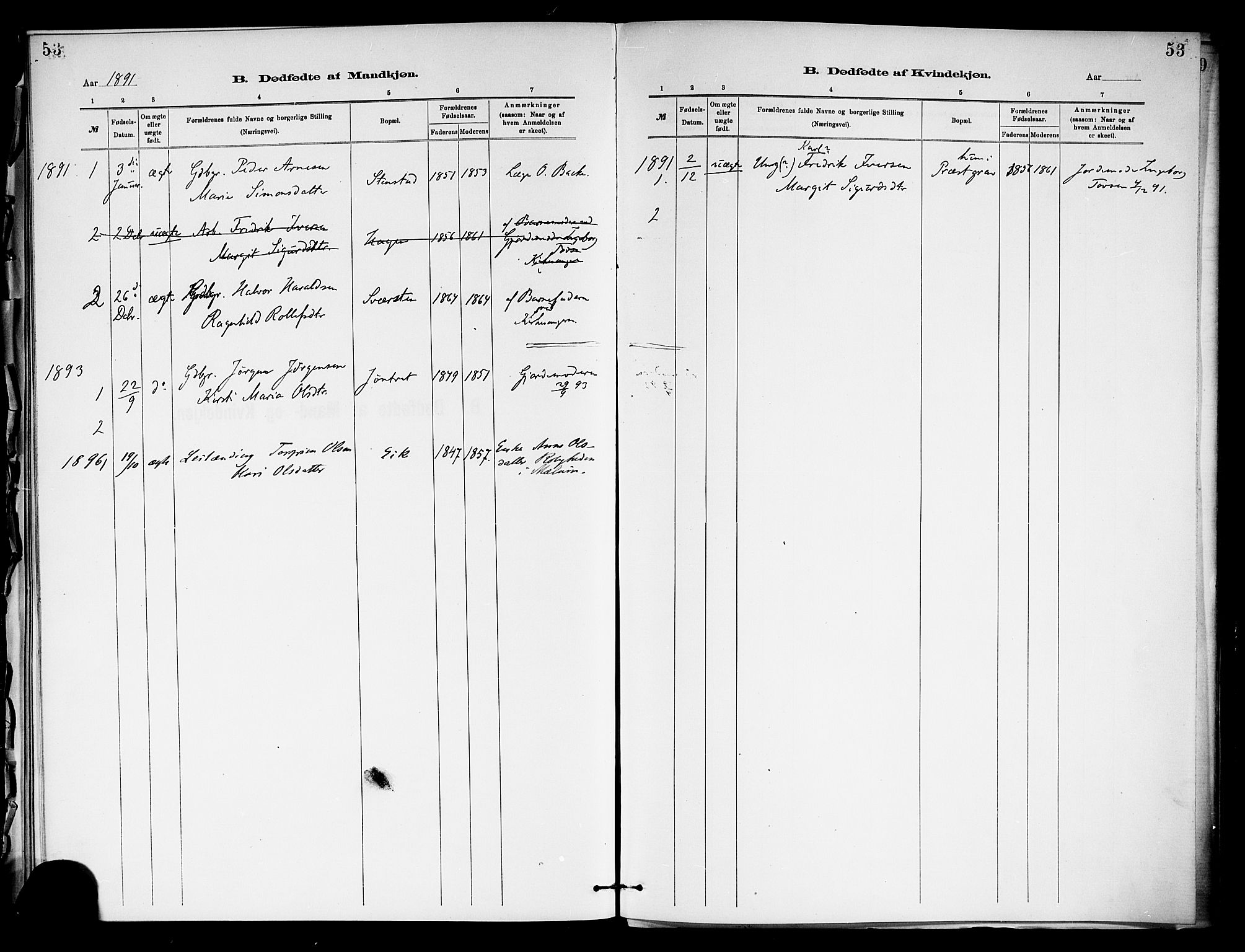 Holla kirkebøker, SAKO/A-272/F/Fa/L0009: Parish register (official) no. 9, 1881-1897, p. 53