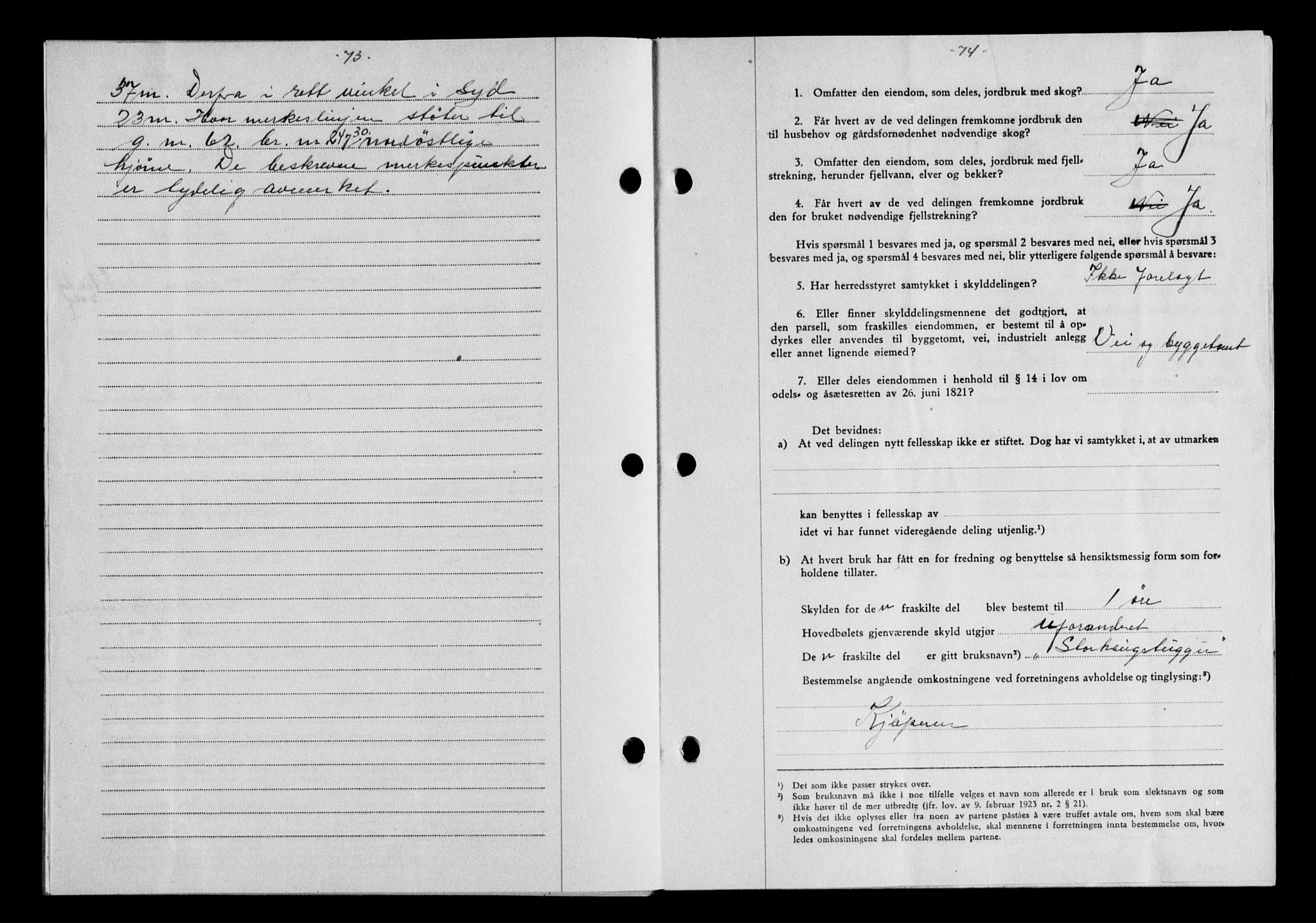 Gauldal sorenskriveri, SAT/A-0014/1/2/2C/L0058: Mortgage book no. 63, 1944-1945, Diary no: : 777/1944