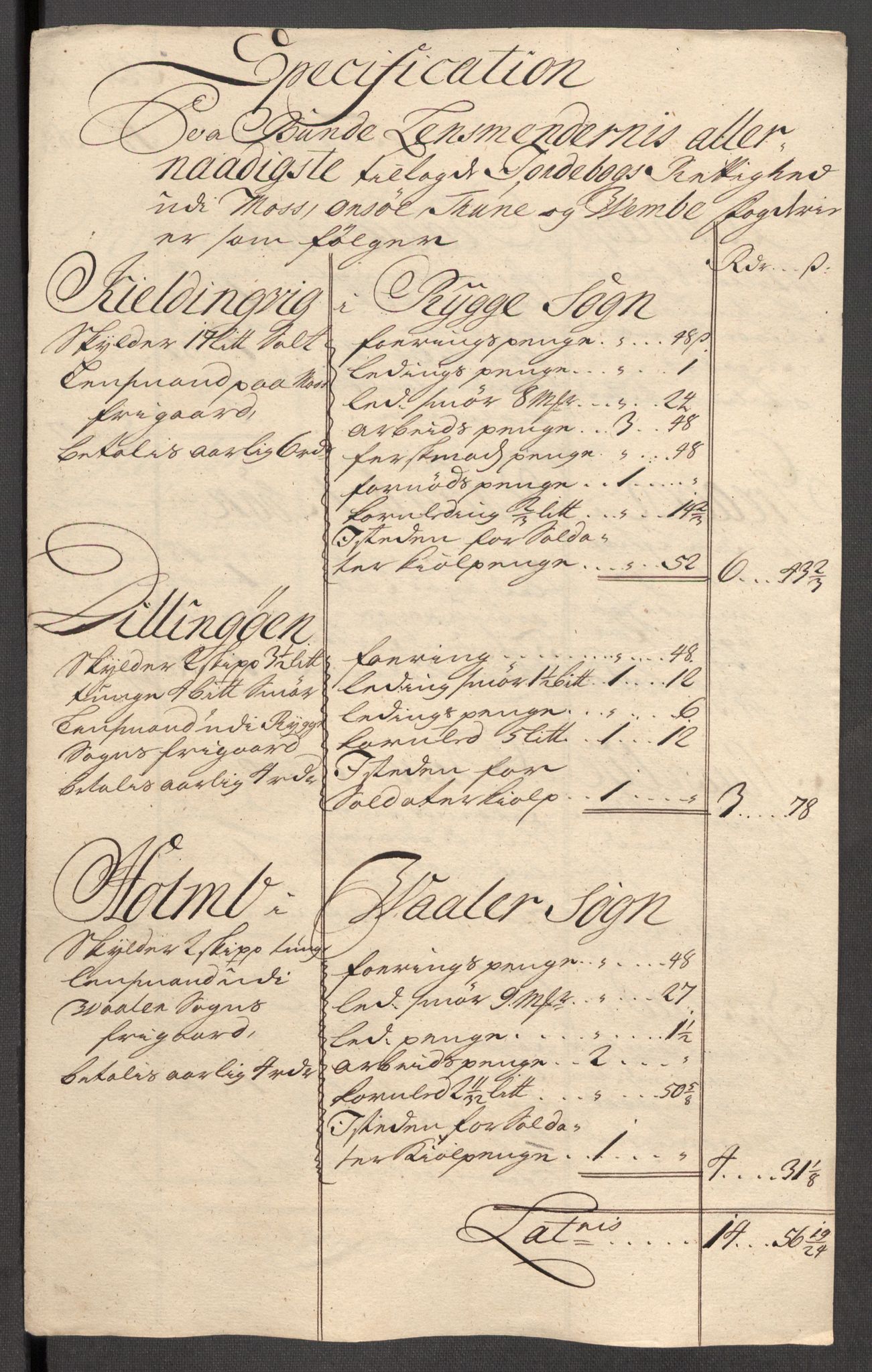 Rentekammeret inntil 1814, Reviderte regnskaper, Fogderegnskap, AV/RA-EA-4092/R04/L0140: Fogderegnskap Moss, Onsøy, Tune, Veme og Åbygge, 1715-1716, p. 188