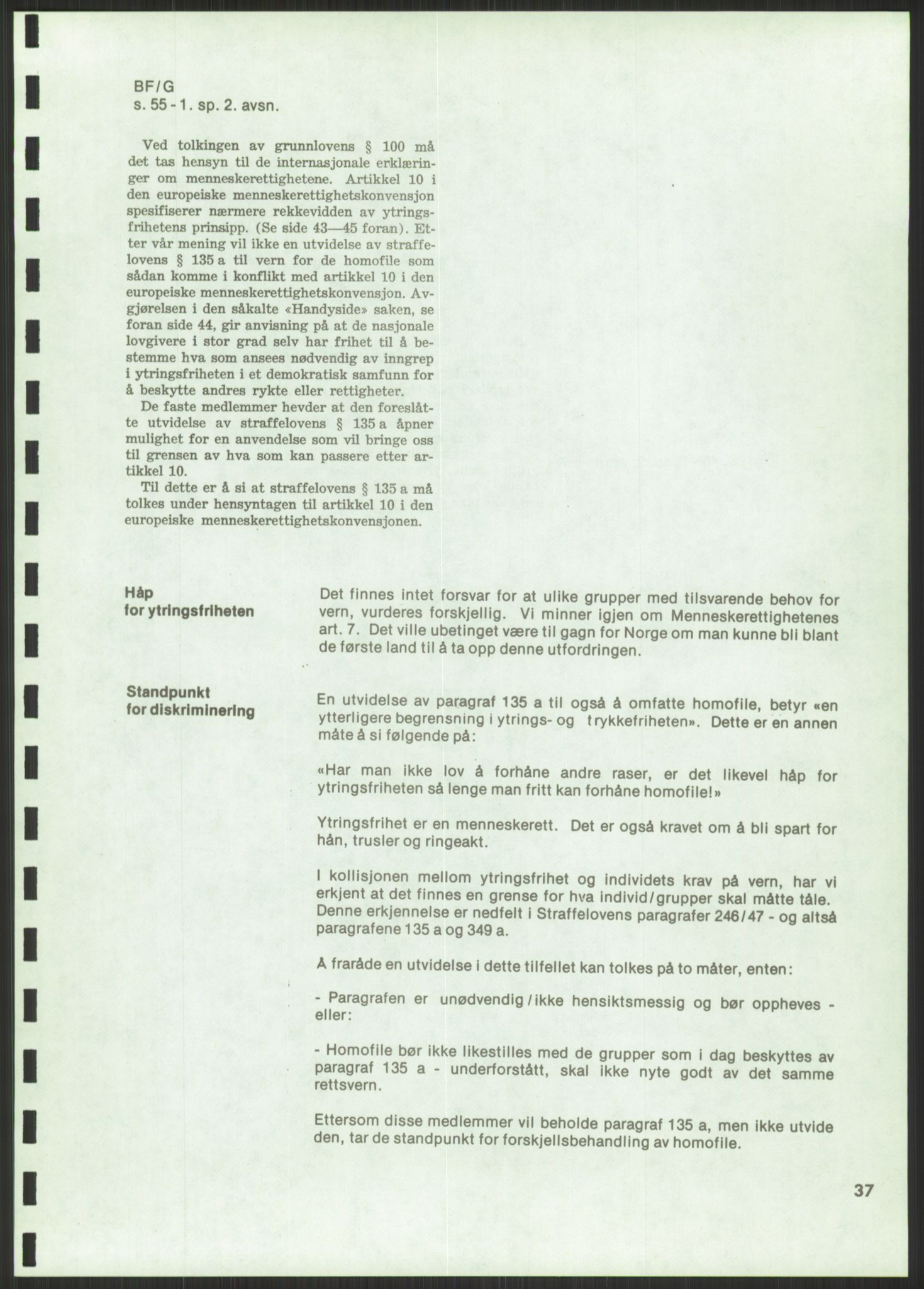 Det Norske Forbundet av 1948/Landsforeningen for Lesbisk og Homofil Frigjøring, AV/RA-PA-1216/D/Dc/L0001: §213, 1953-1989, p. 1563