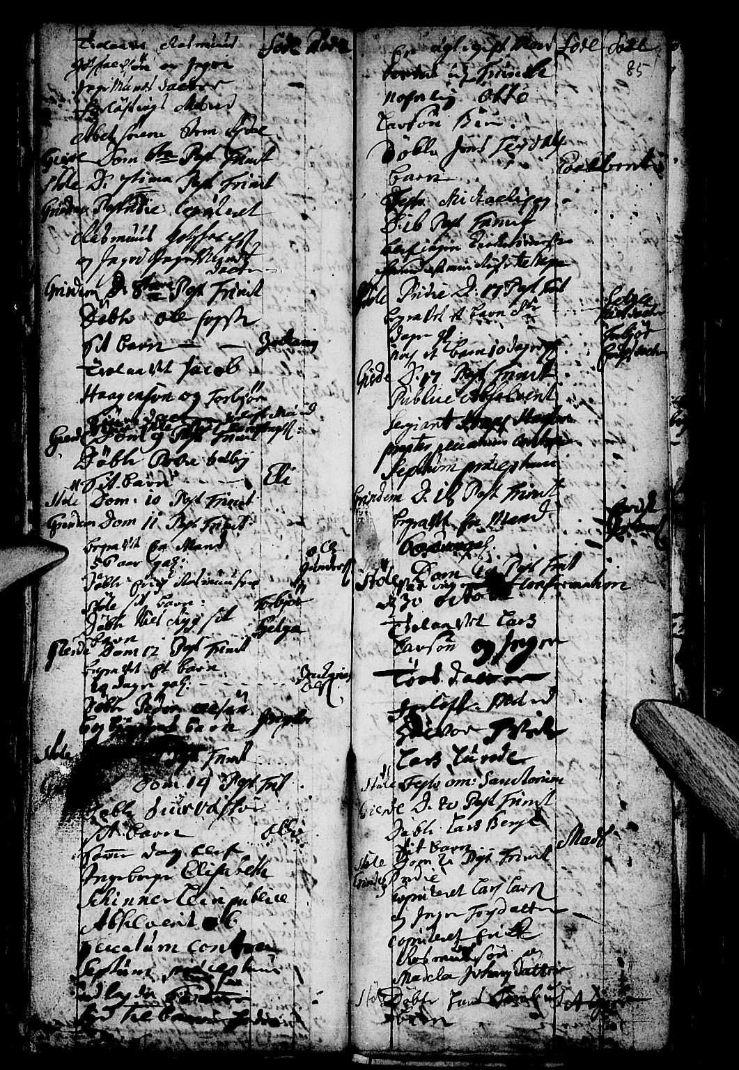 Etne sokneprestembete, AV/SAB-A-75001/H/Haa: Parish register (official) no. A 1, 1715-1741, p. 85