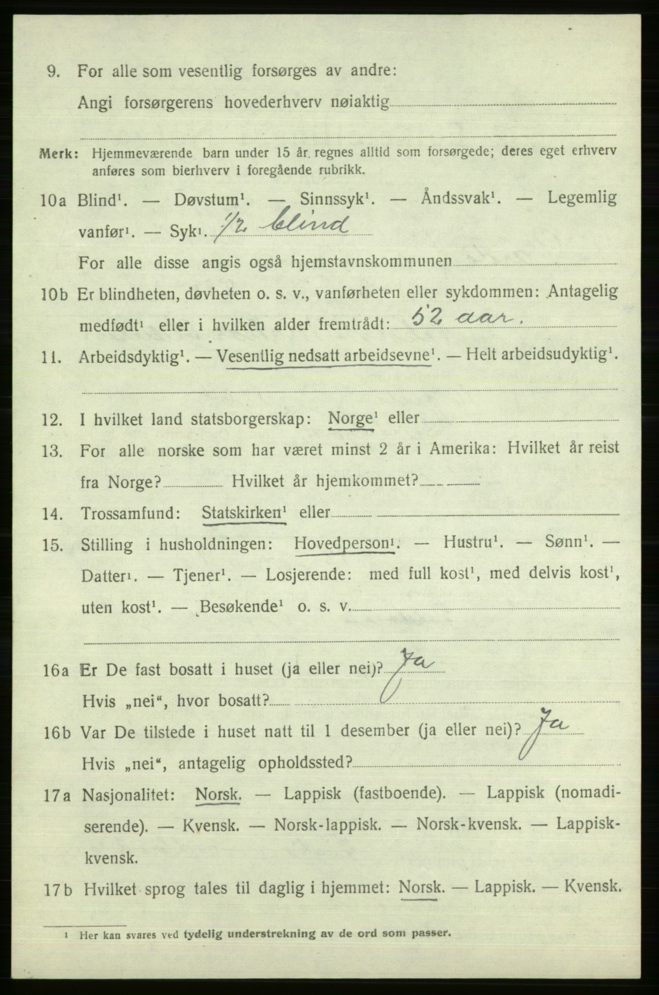 SATØ, 1920 census for Vardø rural district, 1920, p. 2601