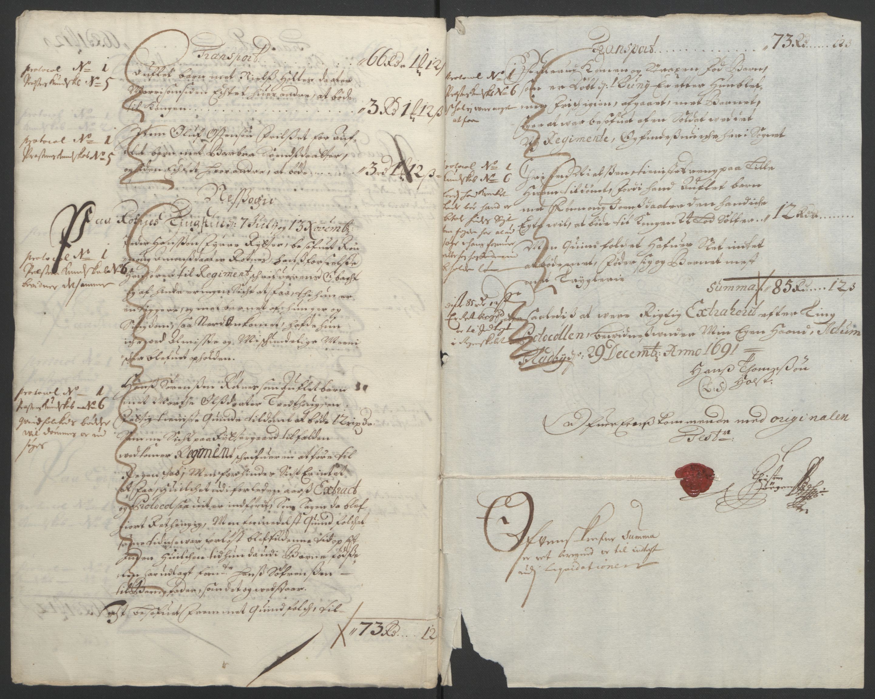 Rentekammeret inntil 1814, Reviderte regnskaper, Fogderegnskap, AV/RA-EA-4092/R12/L0703: Fogderegnskap Øvre Romerike, 1691, p. 43