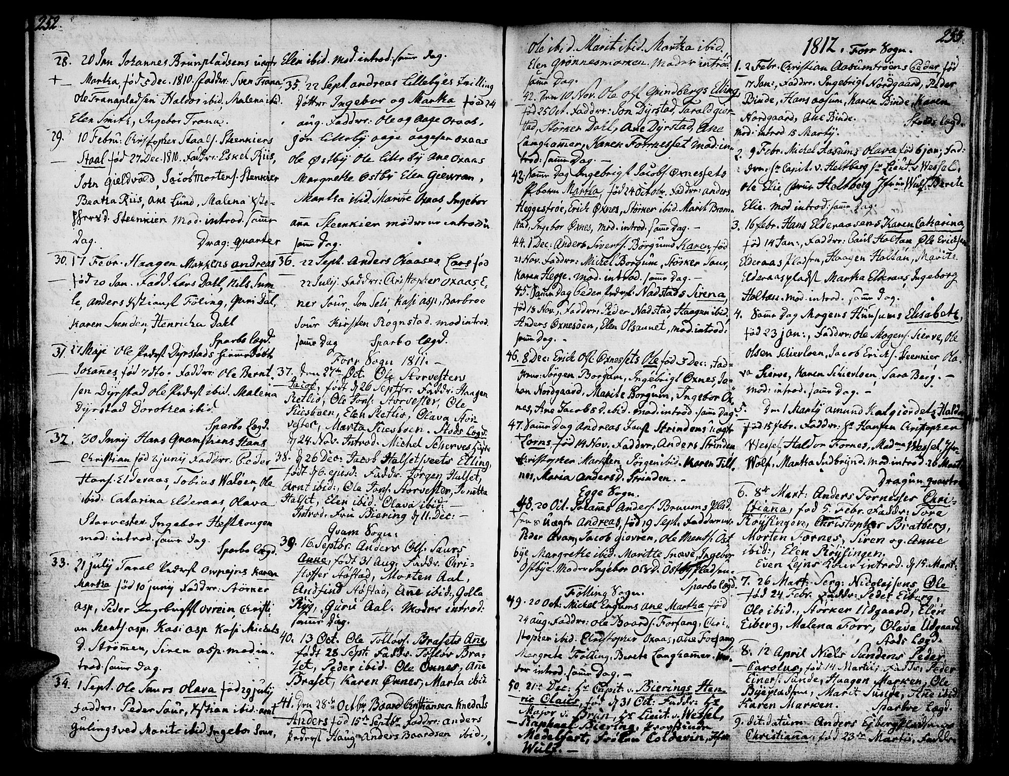 Ministerialprotokoller, klokkerbøker og fødselsregistre - Nord-Trøndelag, SAT/A-1458/746/L0440: Parish register (official) no. 746A02, 1760-1815, p. 252-253