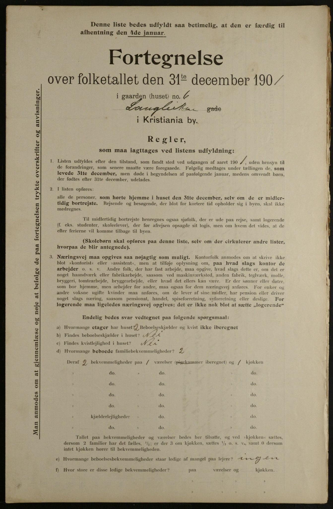 OBA, Municipal Census 1901 for Kristiania, 1901, p. 8803