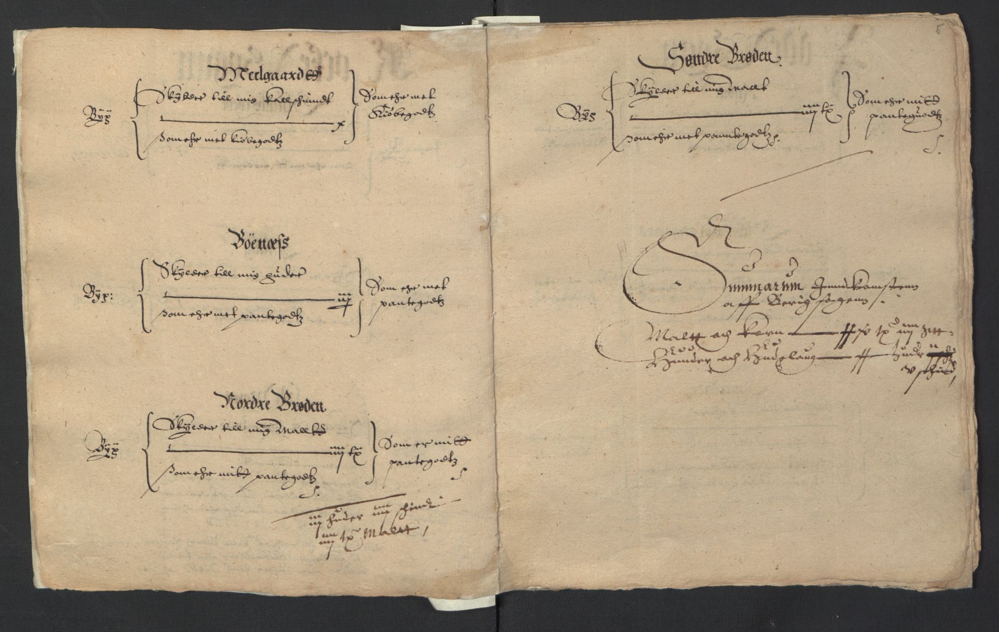 Stattholderembetet 1572-1771, AV/RA-EA-2870/Ek/L0007/0001: Jordebøker til utlikning av rosstjeneste 1624-1626: / Adelsjordebøker, 1624-1625, p. 119