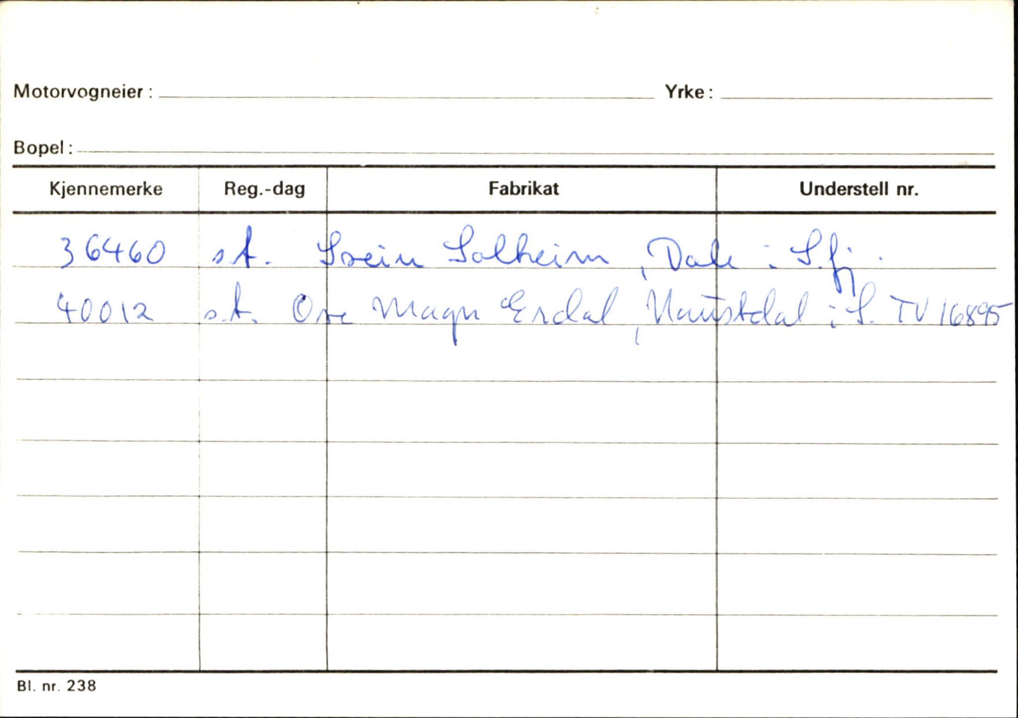 Statens vegvesen, Sogn og Fjordane vegkontor, SAB/A-5301/4/F/L0126: Eigarregister Fjaler M-Å. Leikanger A-Å, 1945-1975, p. 1240