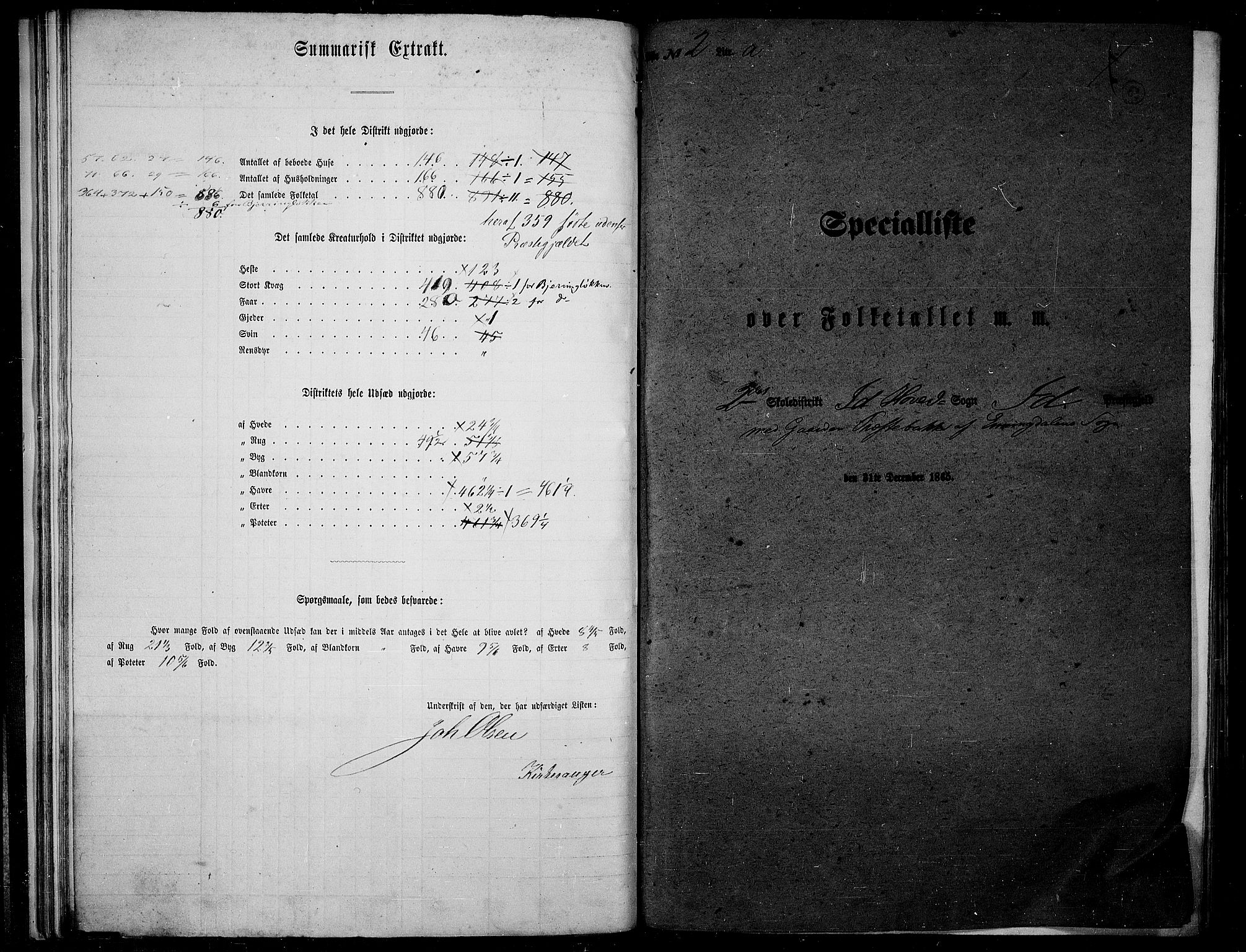 RA, 1865 census for Idd, 1865, p. 45