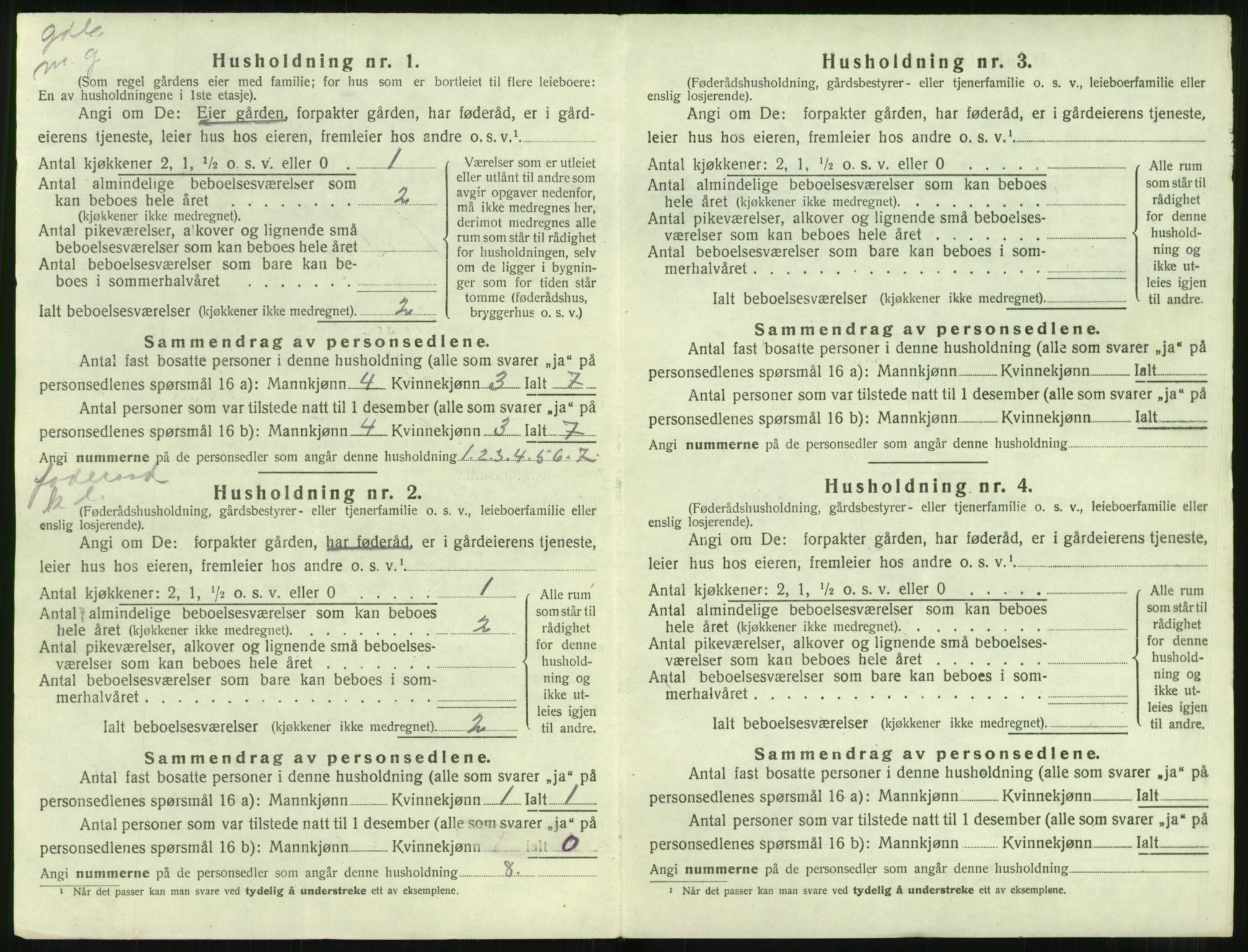 SAT, 1920 census for Ørsta, 1920, p. 837