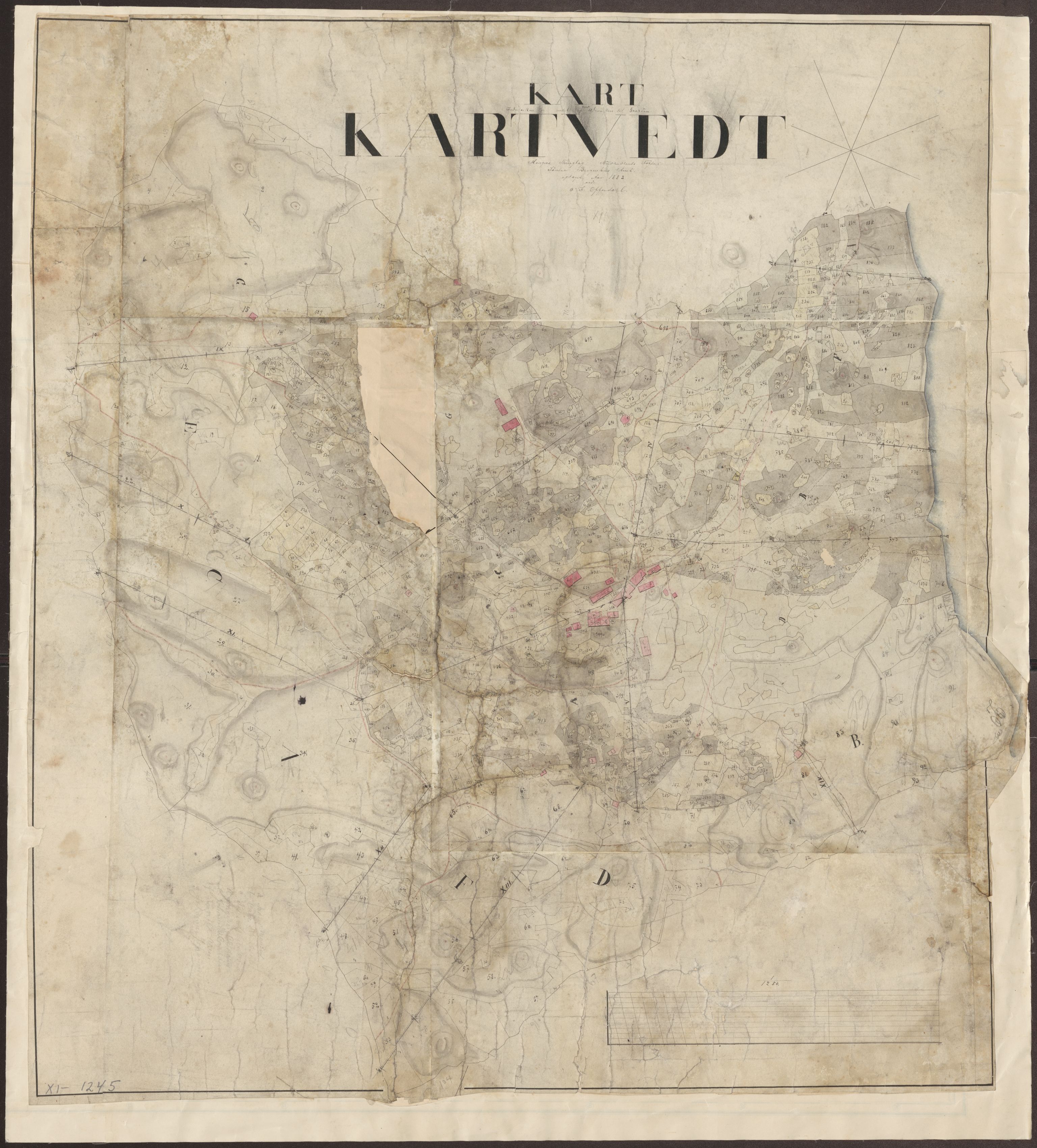 Jordskifteverkets kartarkiv, AV/RA-S-3929/T, 1859-1988, p. 1393