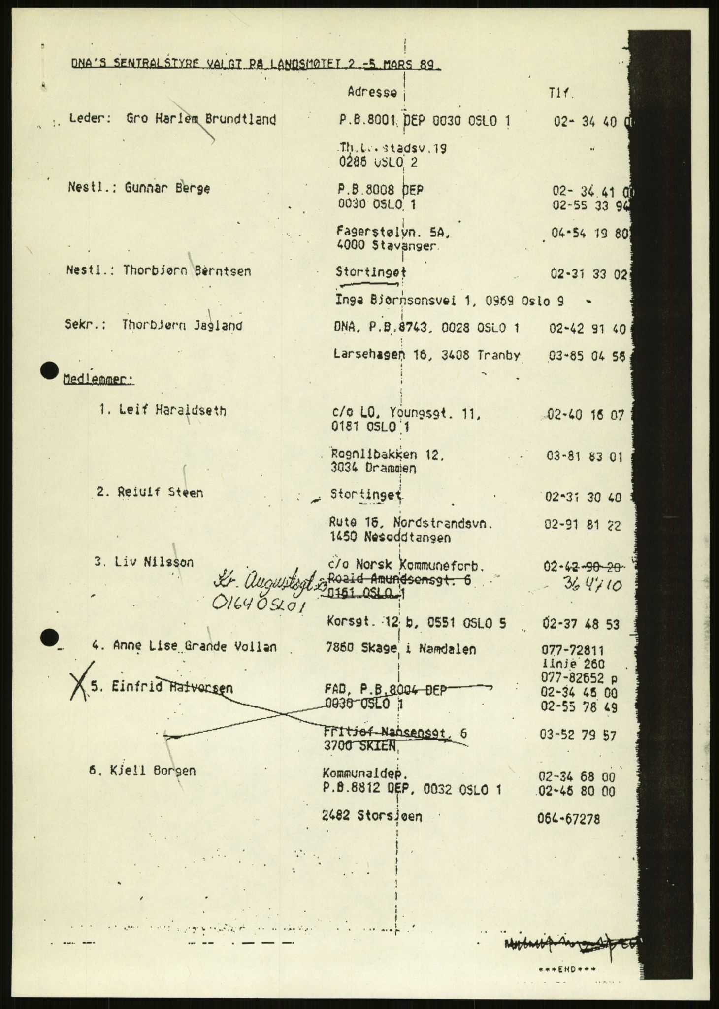 Det Norske Forbundet av 1948/Landsforeningen for Lesbisk og Homofil Frigjøring, AV/RA-PA-1216/D/Da/L0001: Partnerskapsloven, 1990-1993, p. 823