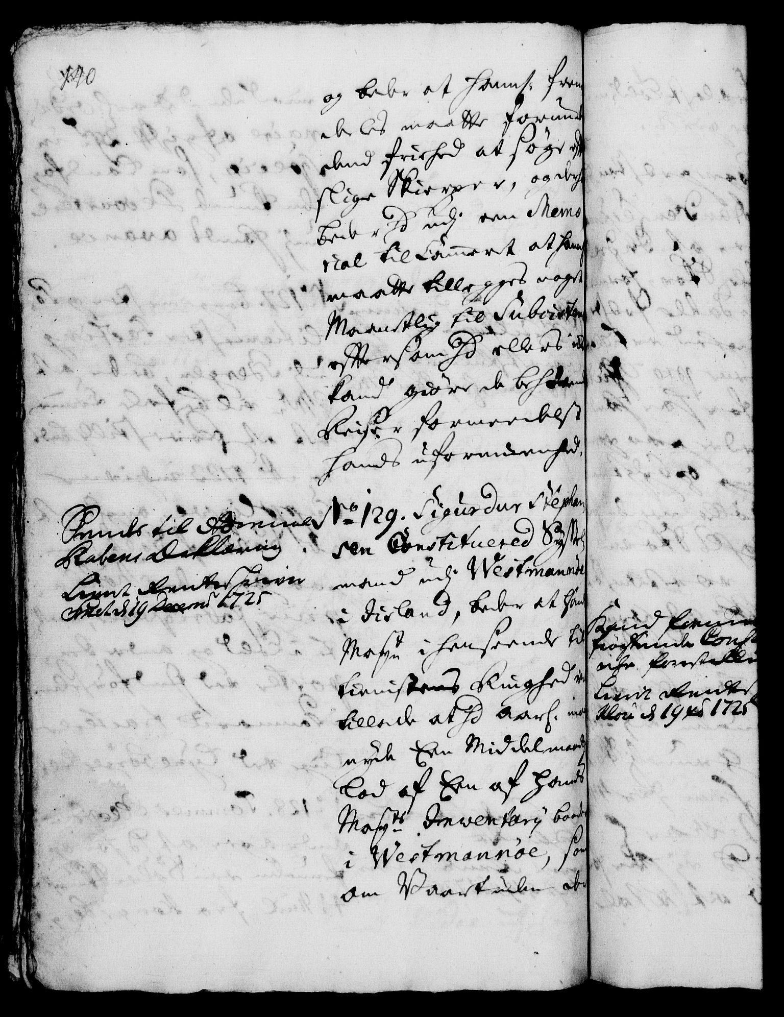 Rentekammeret, Kammerkanselliet, RA/EA-3111/G/Gh/Gha/L0008: Norsk ekstraktmemorialprotokoll (merket RK 53.53), 1725-1726, p. 140
