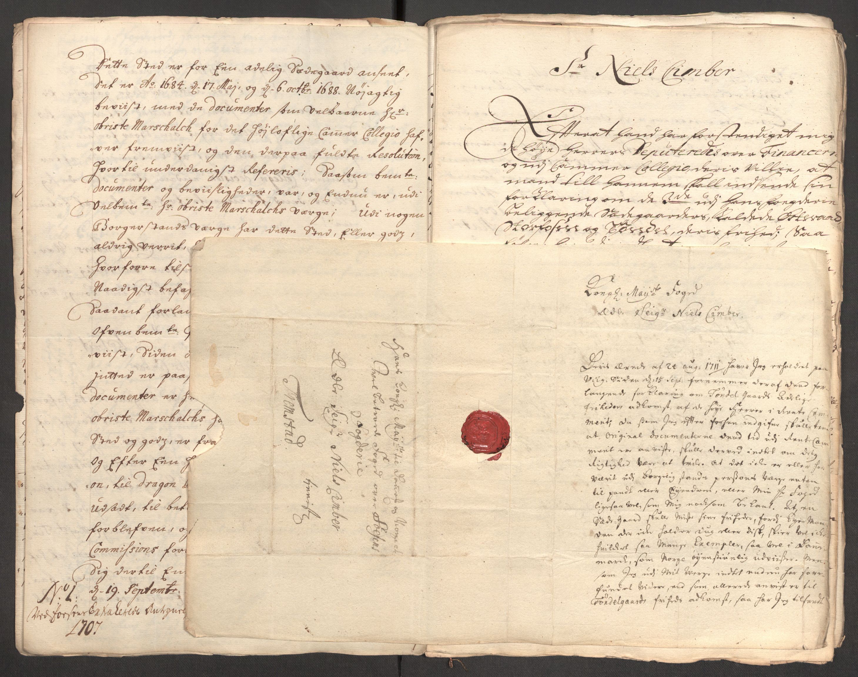 Rentekammeret inntil 1814, Reviderte regnskaper, Fogderegnskap, AV/RA-EA-4092/R57/L3857: Fogderegnskap Fosen, 1706-1707, p. 485