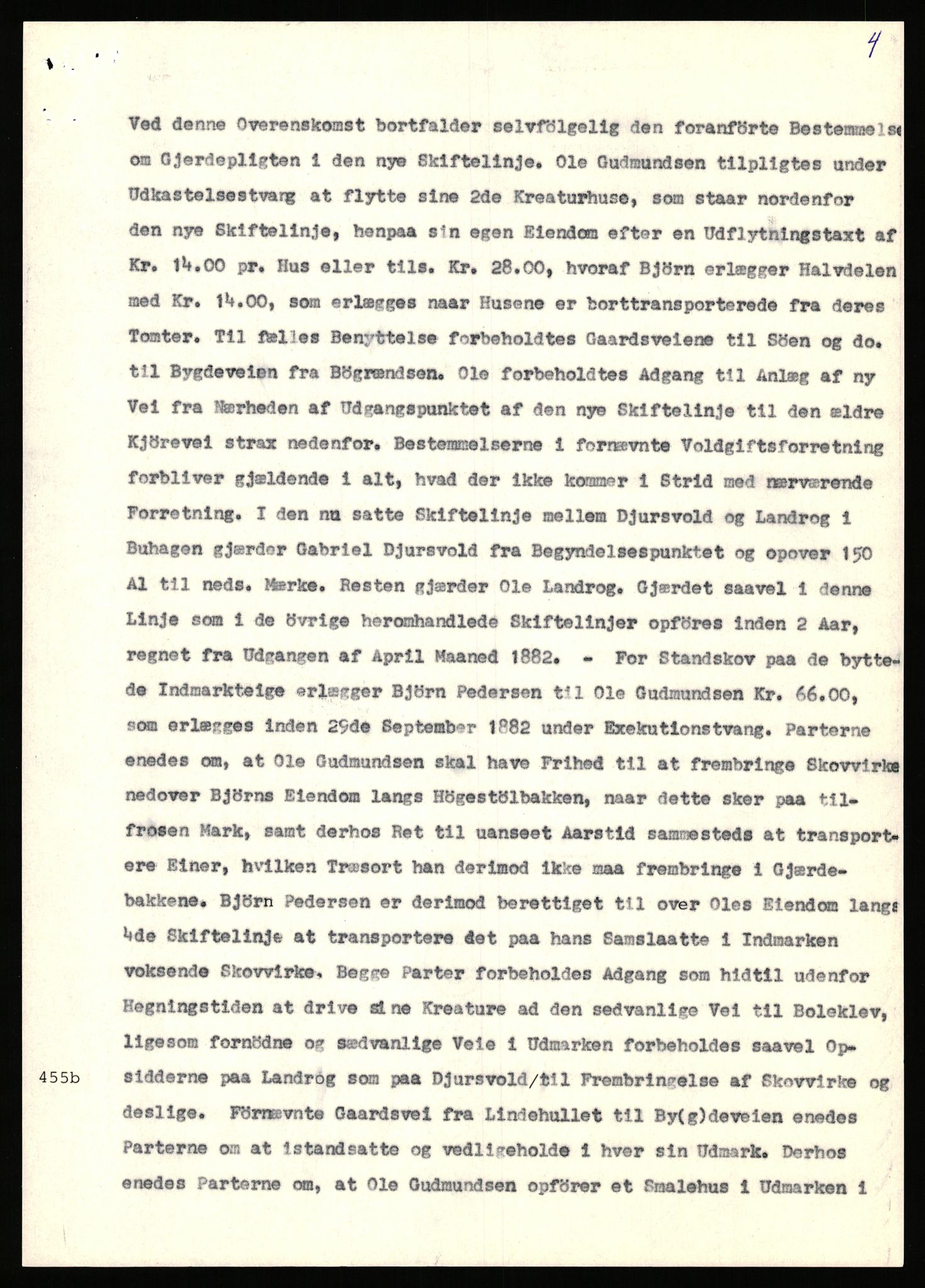 Statsarkivet i Stavanger, AV/SAST-A-101971/03/Y/Yj/L0052: Avskrifter sortert etter gårdsnavn: Landråk  - Leidland, 1750-1930, p. 20