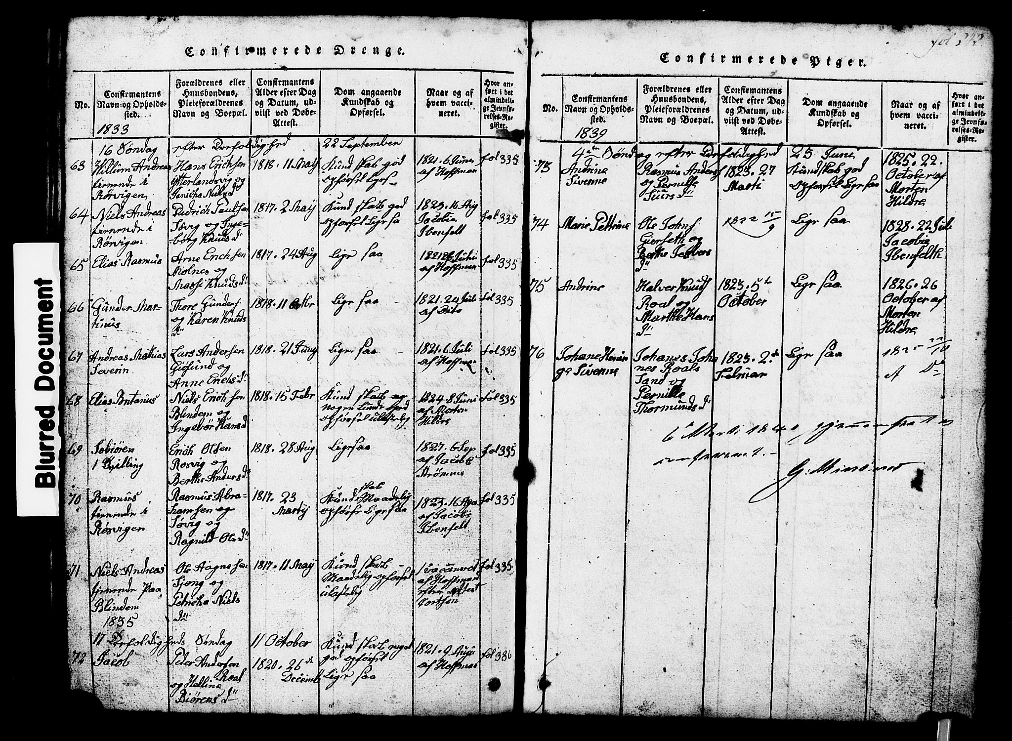 Ministerialprotokoller, klokkerbøker og fødselsregistre - Møre og Romsdal, SAT/A-1454/537/L0520: Parish register (copy) no. 537C01, 1819-1868, p. 242