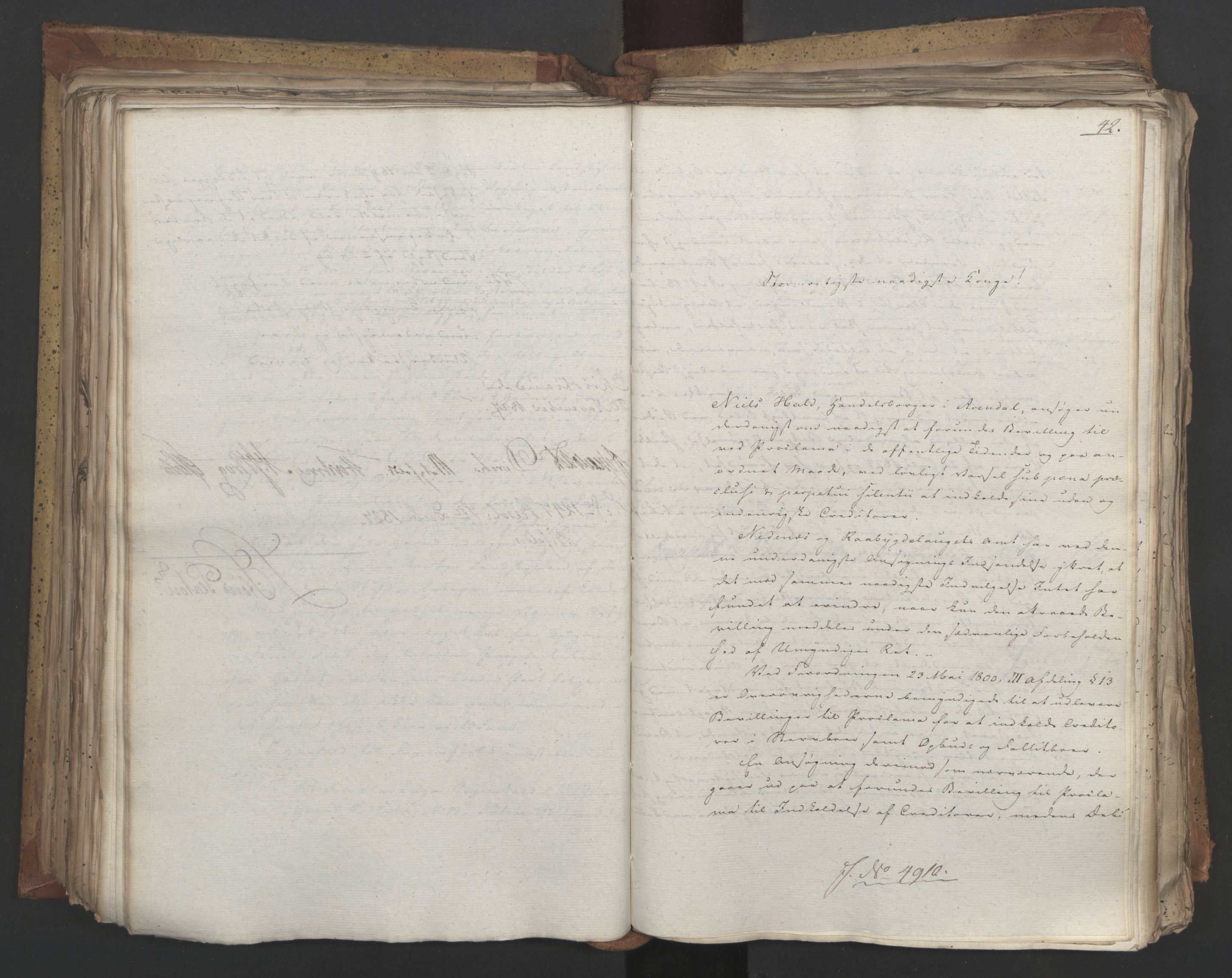 Statsrådsavdelingen i Stockholm, AV/RA-S-1003/D/Da/L0053: Regjeringsinnstillinger nr. 4800-5017, 1827, p. 348