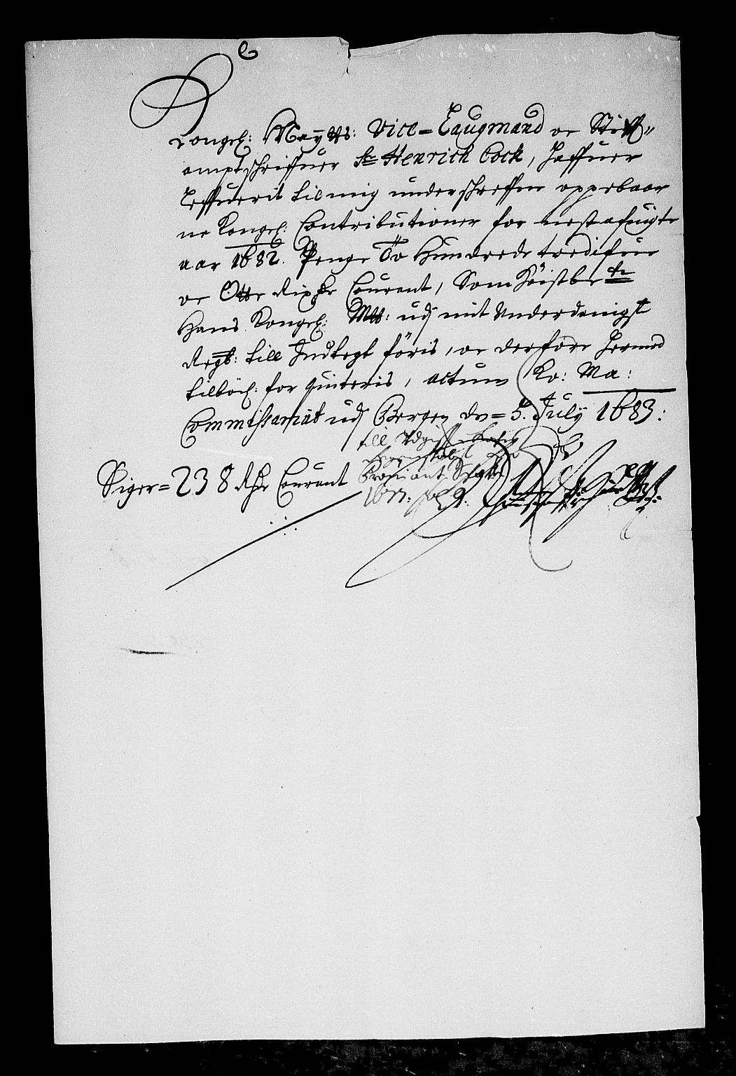 Rentekammeret inntil 1814, Reviderte regnskaper, Stiftamtstueregnskaper, Bergen stiftamt, AV/RA-EA-6043/R/Rc/L0050: Bergen stiftamt, 1677-1678