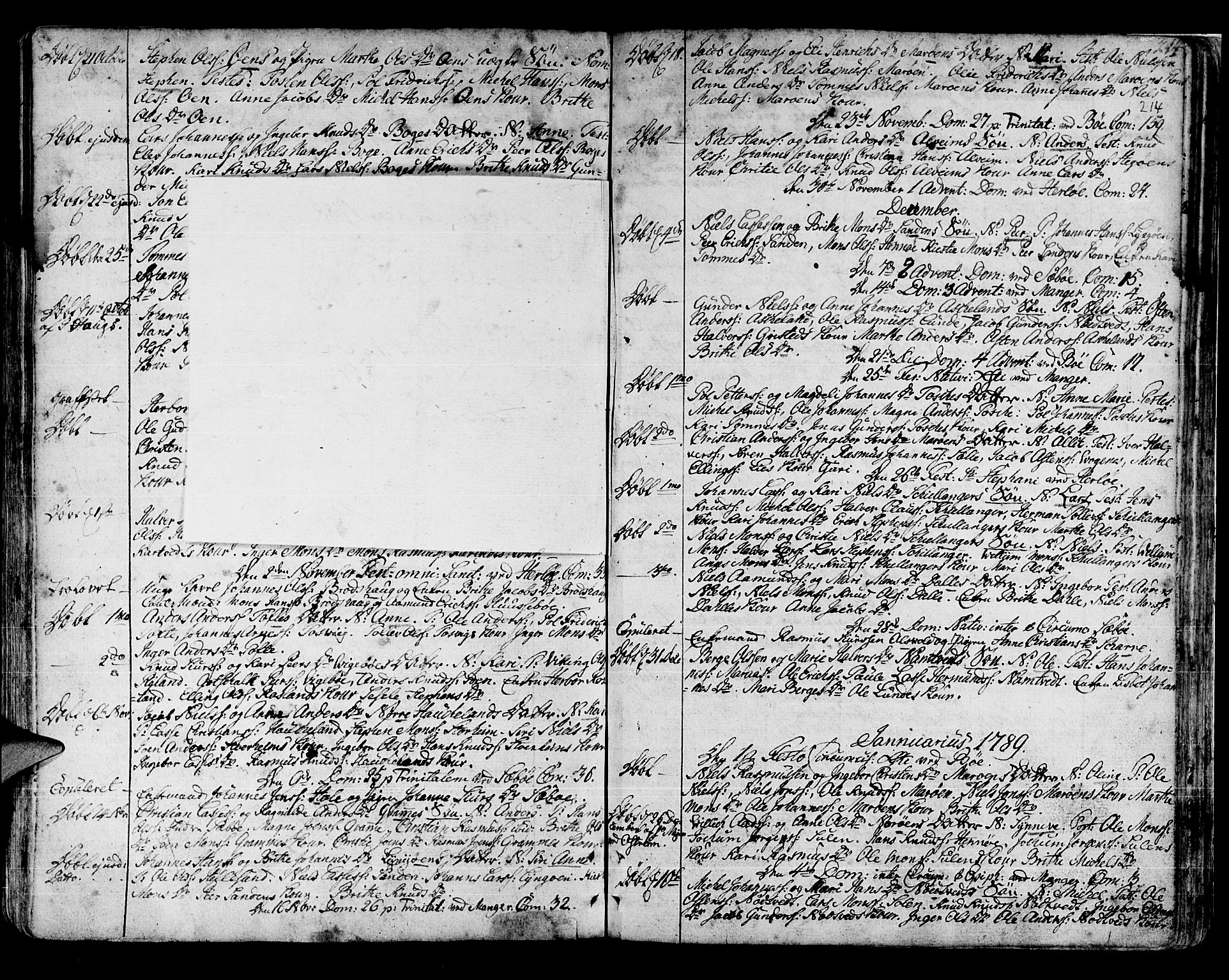 Manger sokneprestembete, SAB/A-76801/H/Haa: Parish register (official) no. A 1, 1759-1791, p. 214