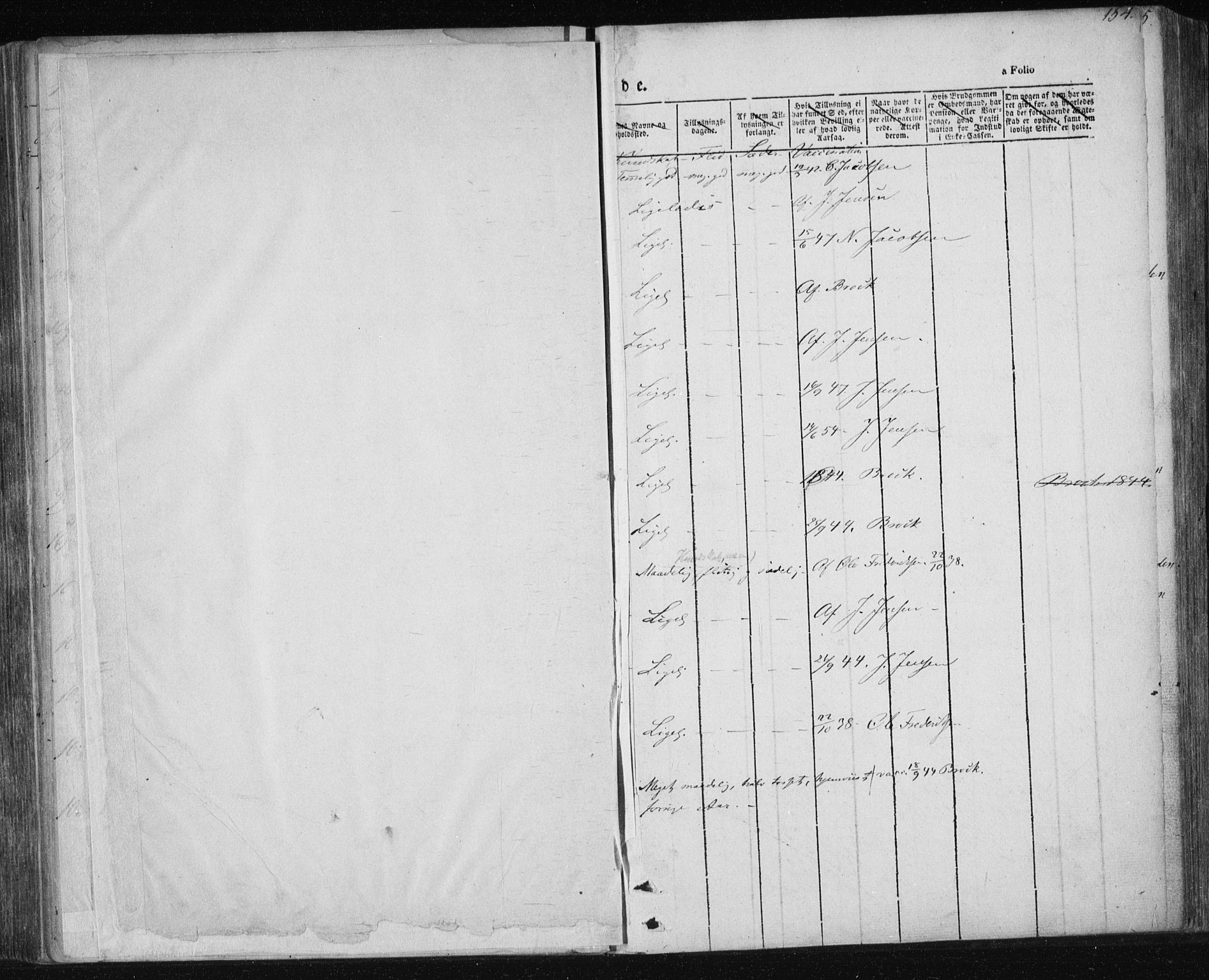 Ministerialprotokoller, klokkerbøker og fødselsregistre - Nordland, AV/SAT-A-1459/820/L0291: Parish register (official) no. 820A12, 1846-1854, p. 154