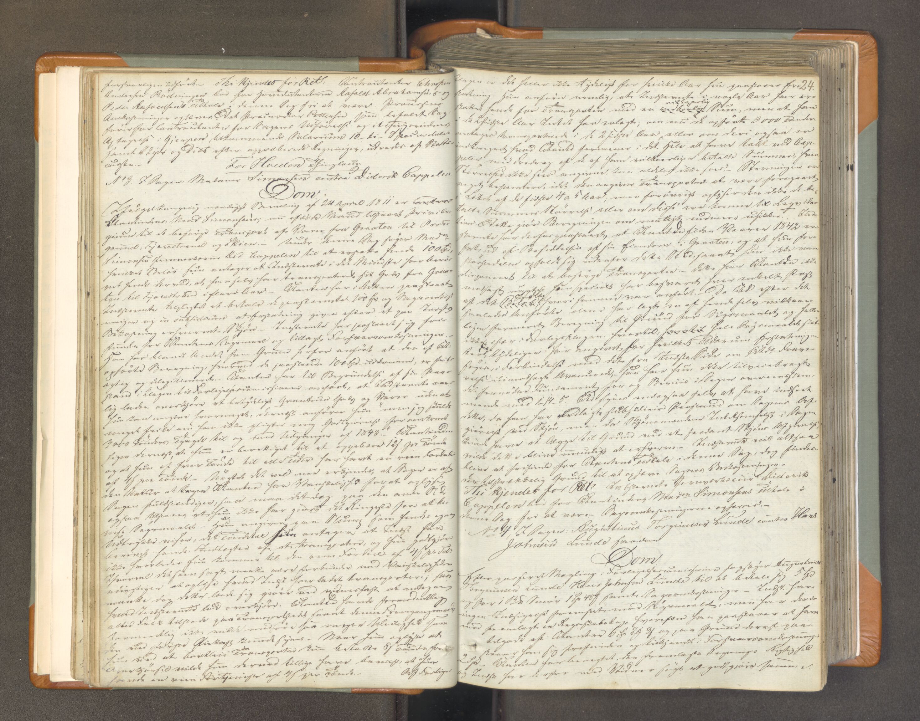 Nedre Telemark sorenskriveri, AV/SAKO-A-135/F/Fa/L0043: Tingbok, 1845-1850, p. 23b-24a