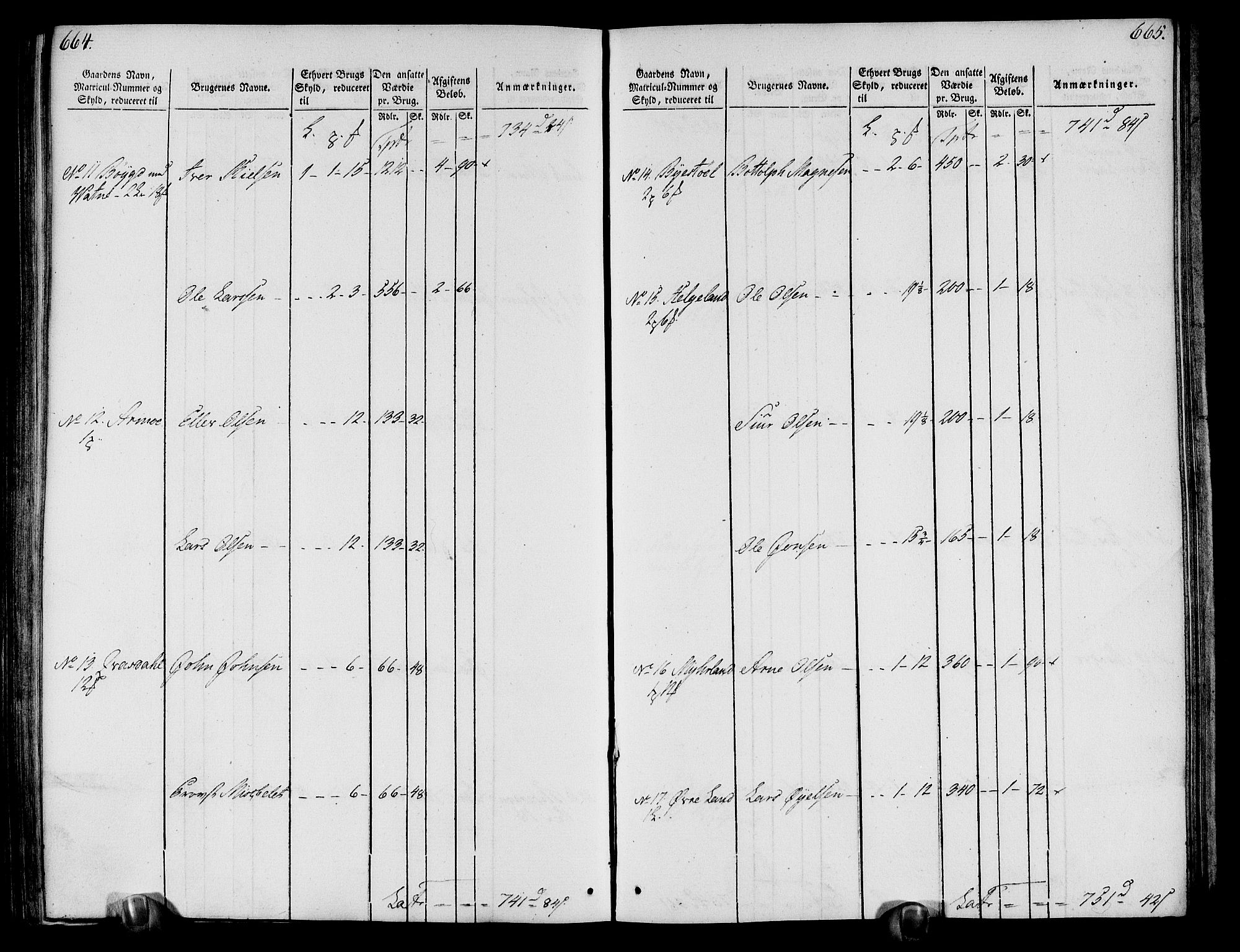 Rentekammeret inntil 1814, Realistisk ordnet avdeling, AV/RA-EA-4070/N/Ne/Nea/L0113: Nordhordland og Voss fogderi. Oppebørselsregister, 1803-1804, p. 340