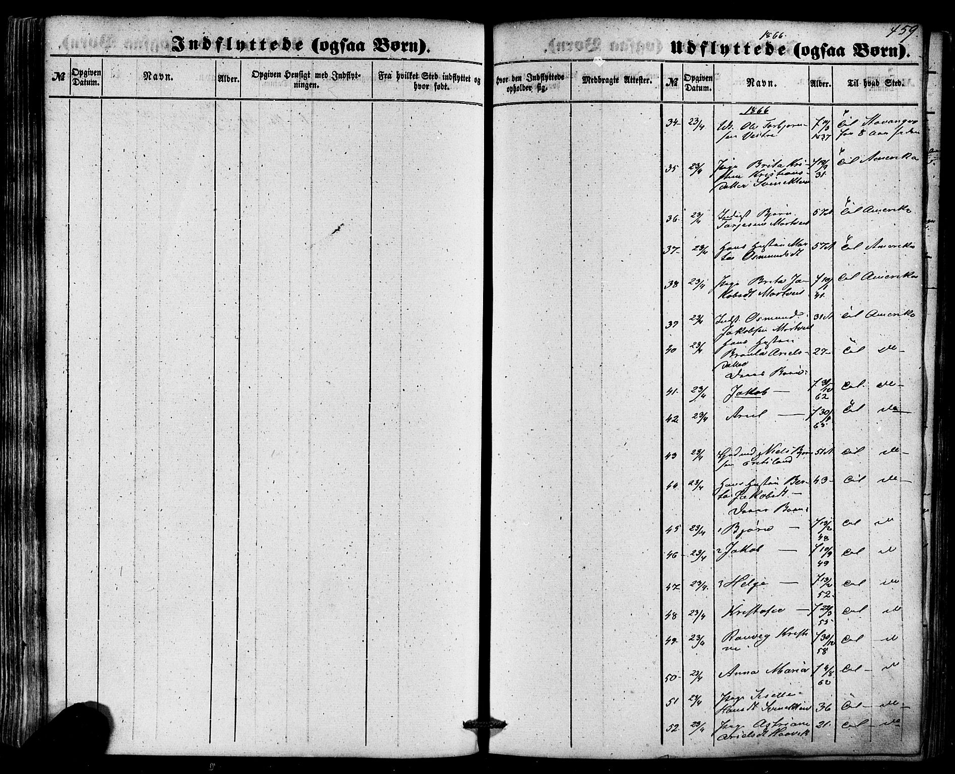 Skjold sokneprestkontor, AV/SAST-A-101847/H/Ha/Haa/L0008: Parish register (official) no. A 8, 1856-1882, p. 459