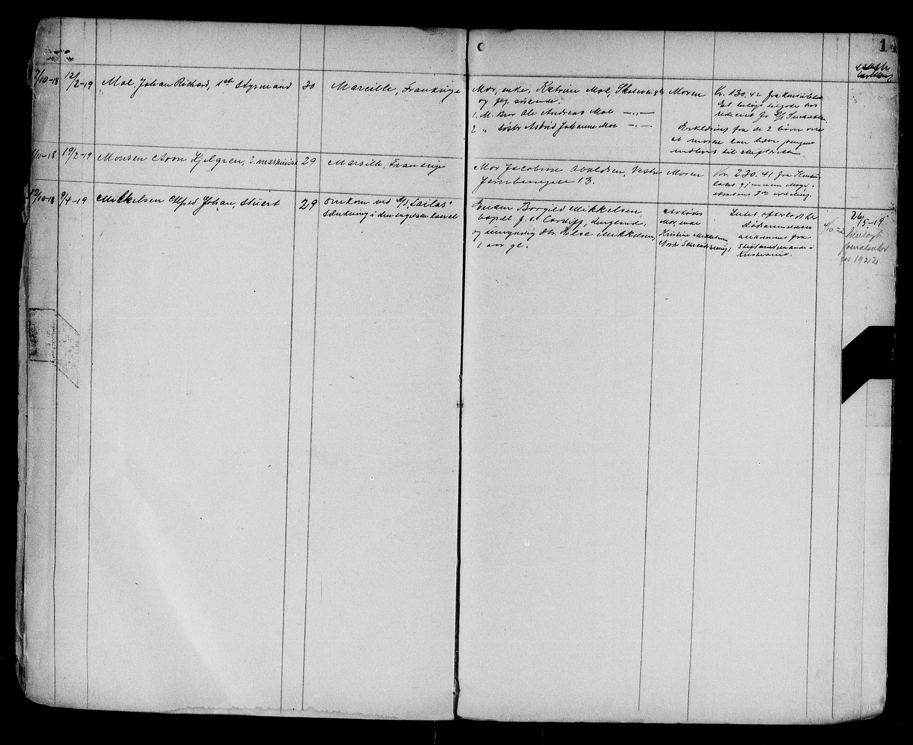 Byfogd og Byskriver i Bergen, AV/SAB-A-3401/06/06Na/L0012: Dødsfallsjournaler, 1918-1919, p. 14