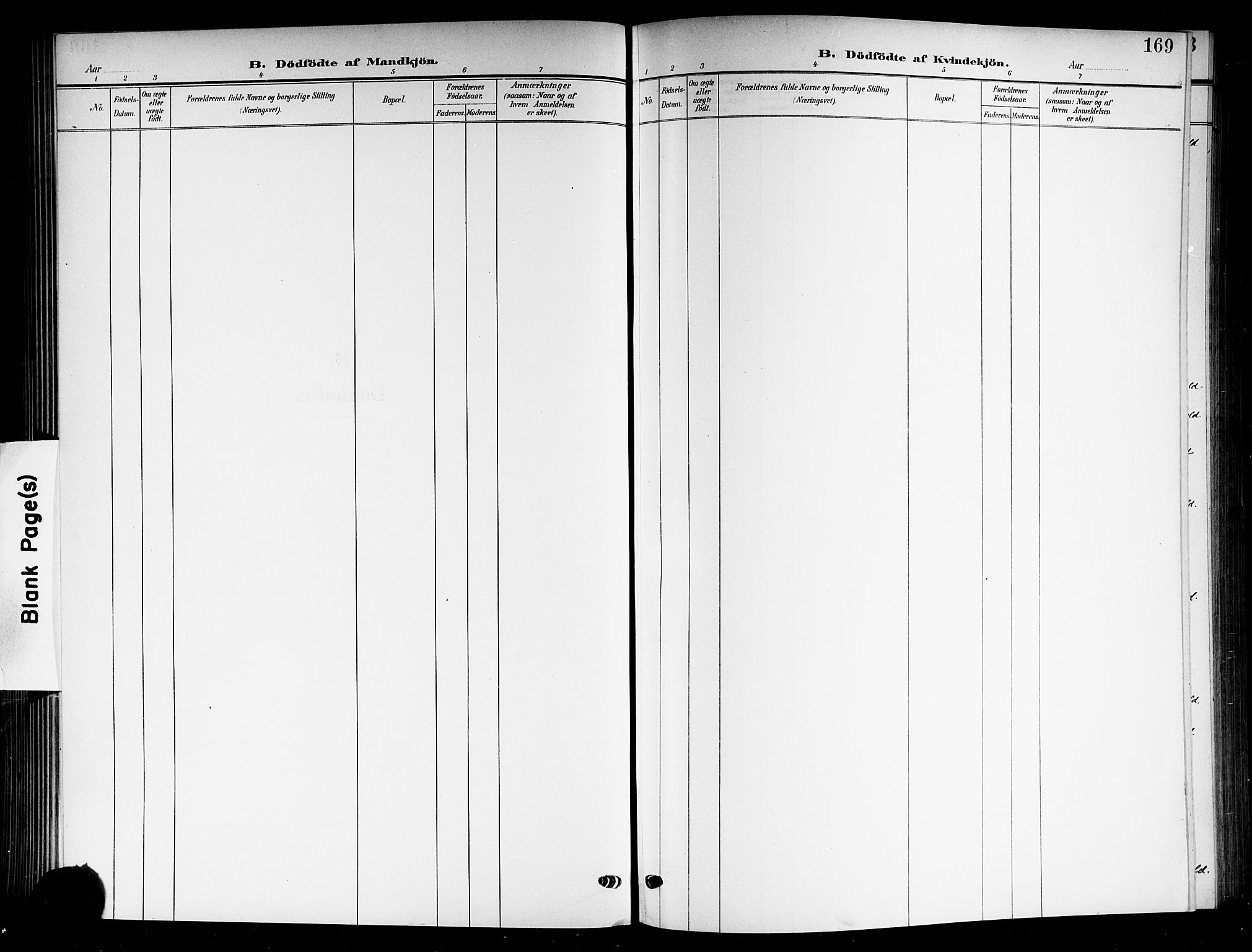 Horten kirkebøker, AV/SAKO-A-348/G/Ga/L0007: Parish register (copy) no. 7, 1905-1915, p. 169