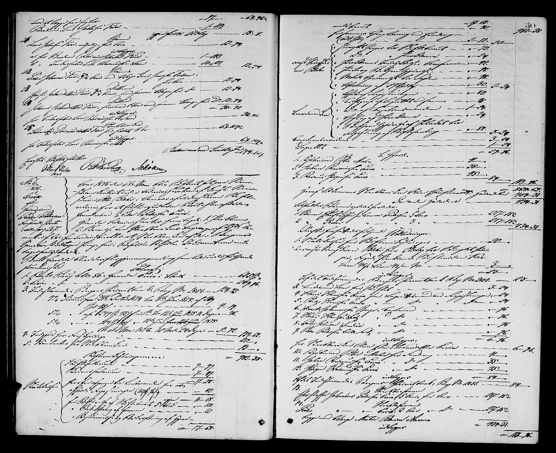 Nordfjord sorenskriveri, AV/SAB-A-2801/1/04/04d/L0006: Skifteutlodningsprotokoll, 1875-1881, p. 29b-30a