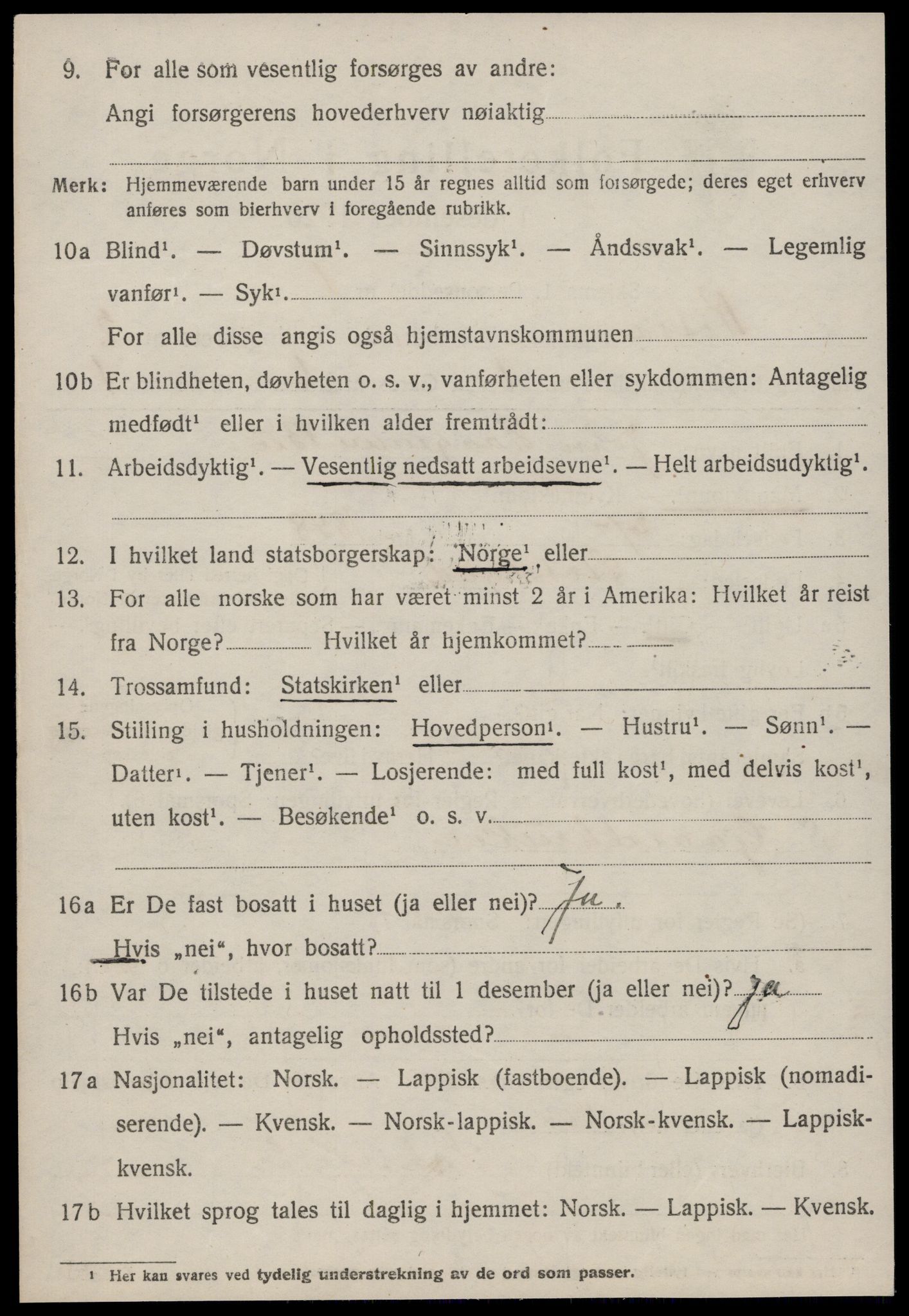 SAT, 1920 census for Rissa, 1920, p. 1612