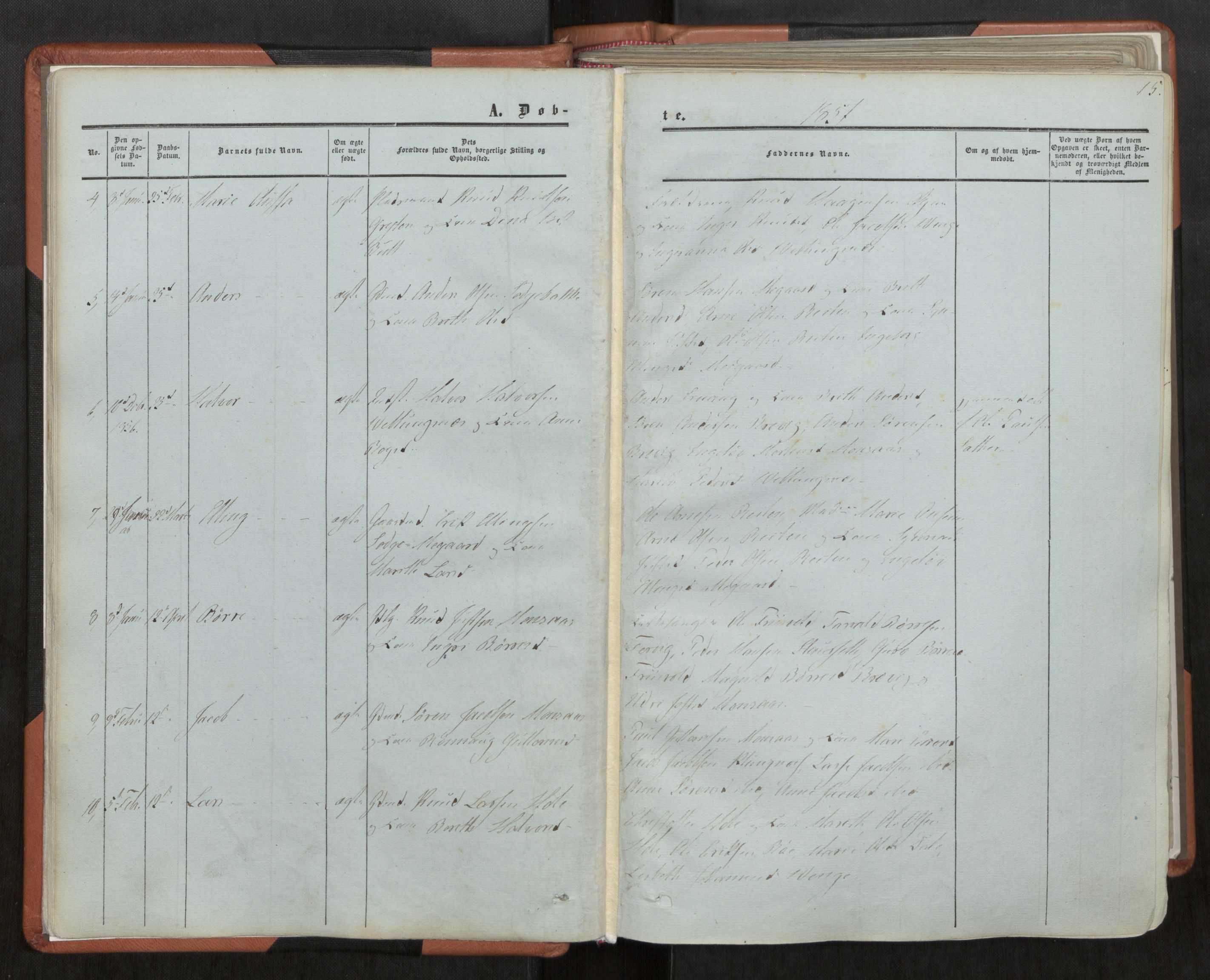 Ministerialprotokoller, klokkerbøker og fødselsregistre - Møre og Romsdal, AV/SAT-A-1454/544/L0572: Parish register (official) no. 544A05, 1854-1886, p. 15